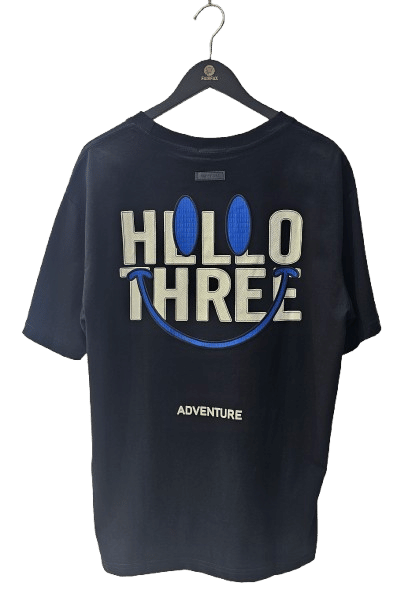 Mocha Culture Three T-Shirt Black موكا ثقافة ثلاثة تي شيرت أسود