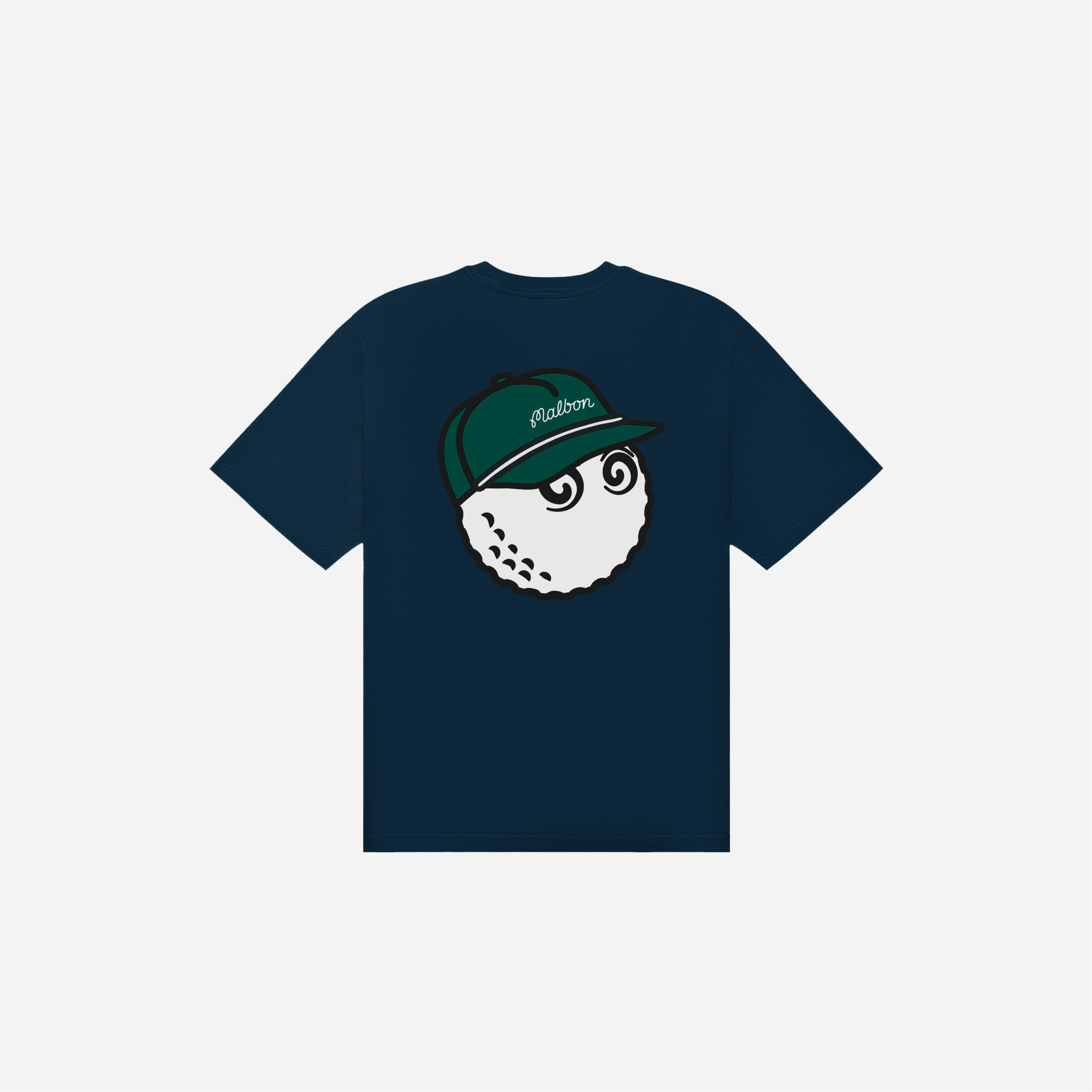 Malbon Bermuda Baldwin T-Shirt Navy