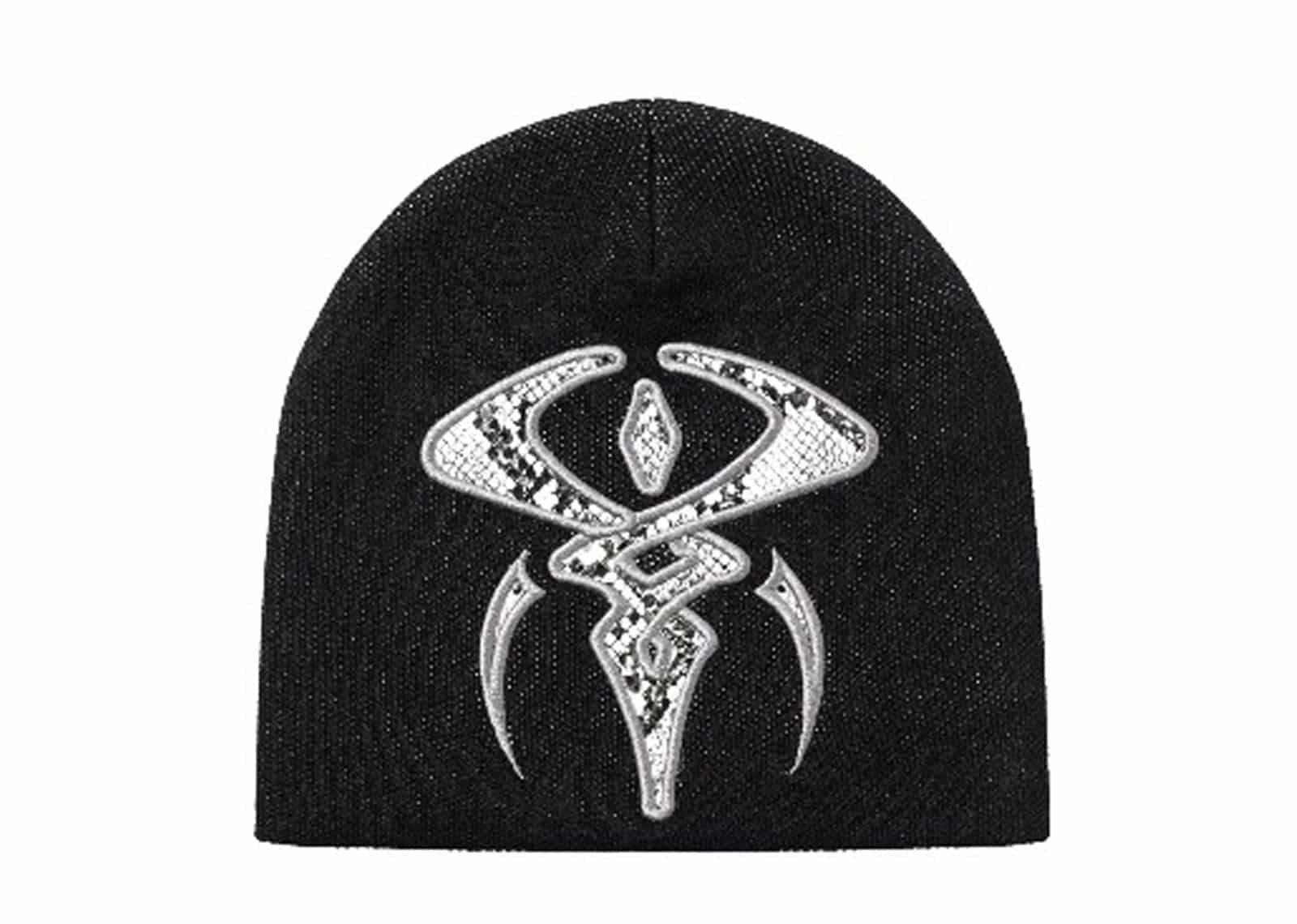 REGEN ZONE 25FW SIAU Hunting Beast Eye Embroidery Beanie Black