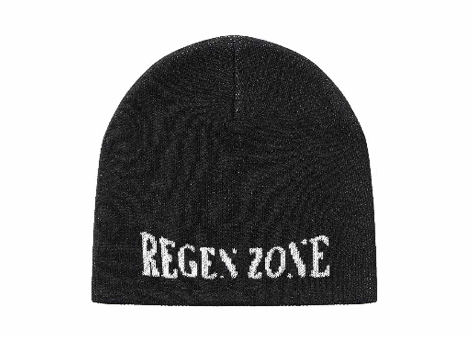 REGEN ZONE 25FW SIAU Hunting Beast Eye Embroidery Beanie Black