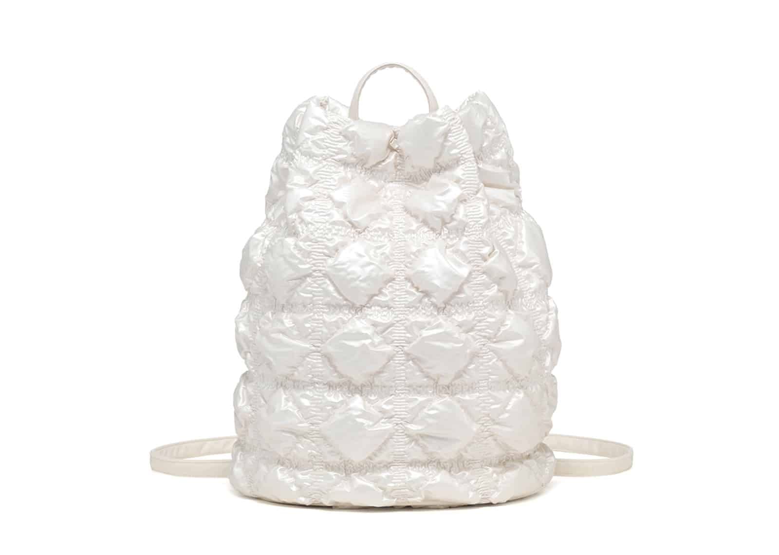 Carlyn Clover Backpack Pearl White H74115010