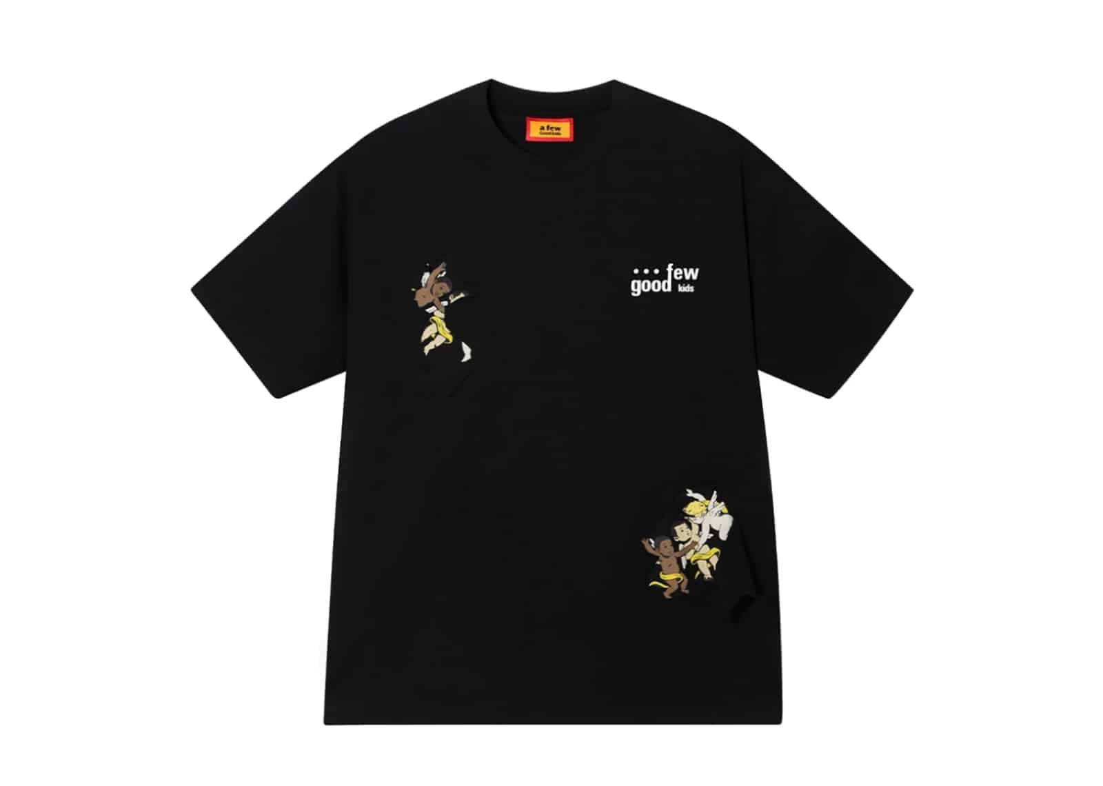 A Few Good Kids Angel Hole T-Shirt Black