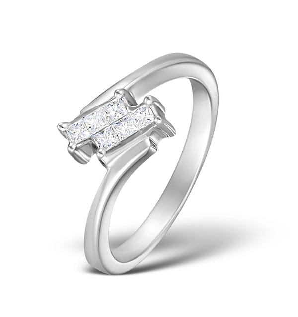 Diamond H/SI Diamond 0.23ct 18K White Gold Ring