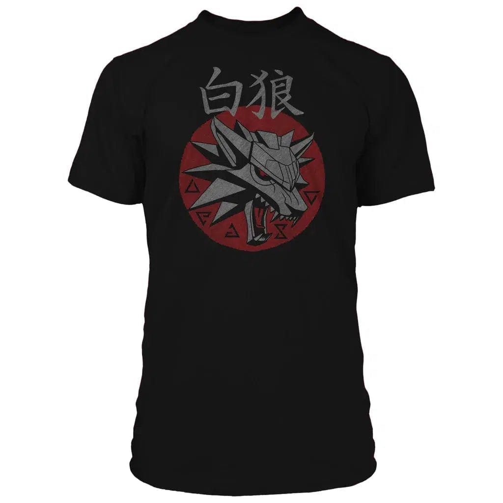 JINX The Witcher 3: Wild Hunt - The White Wolf Graphic T - Shirt (Black) - J!NX