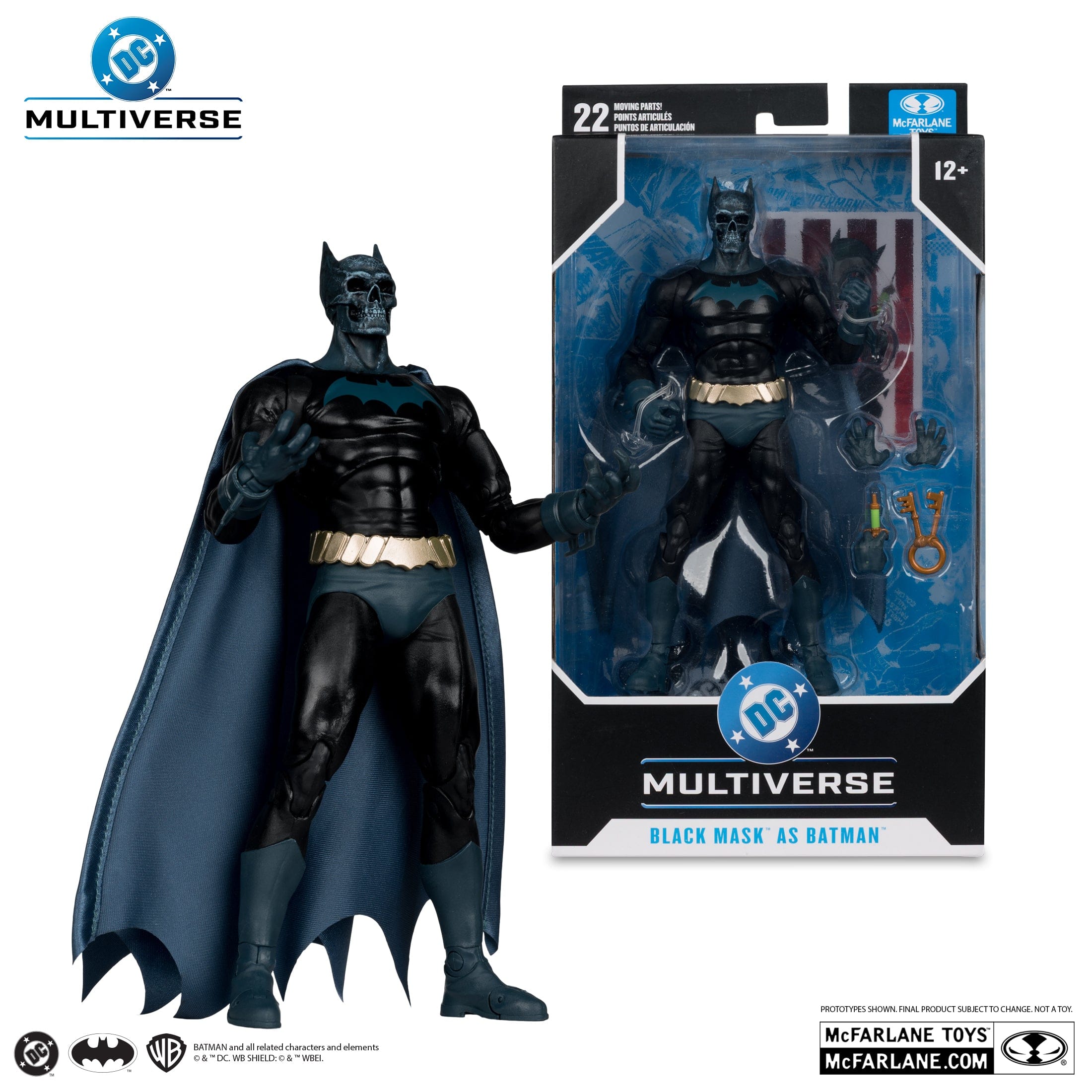 McFarlane DC Multiverse Black Mask as Batman (Beneath the Mask) Action Figure