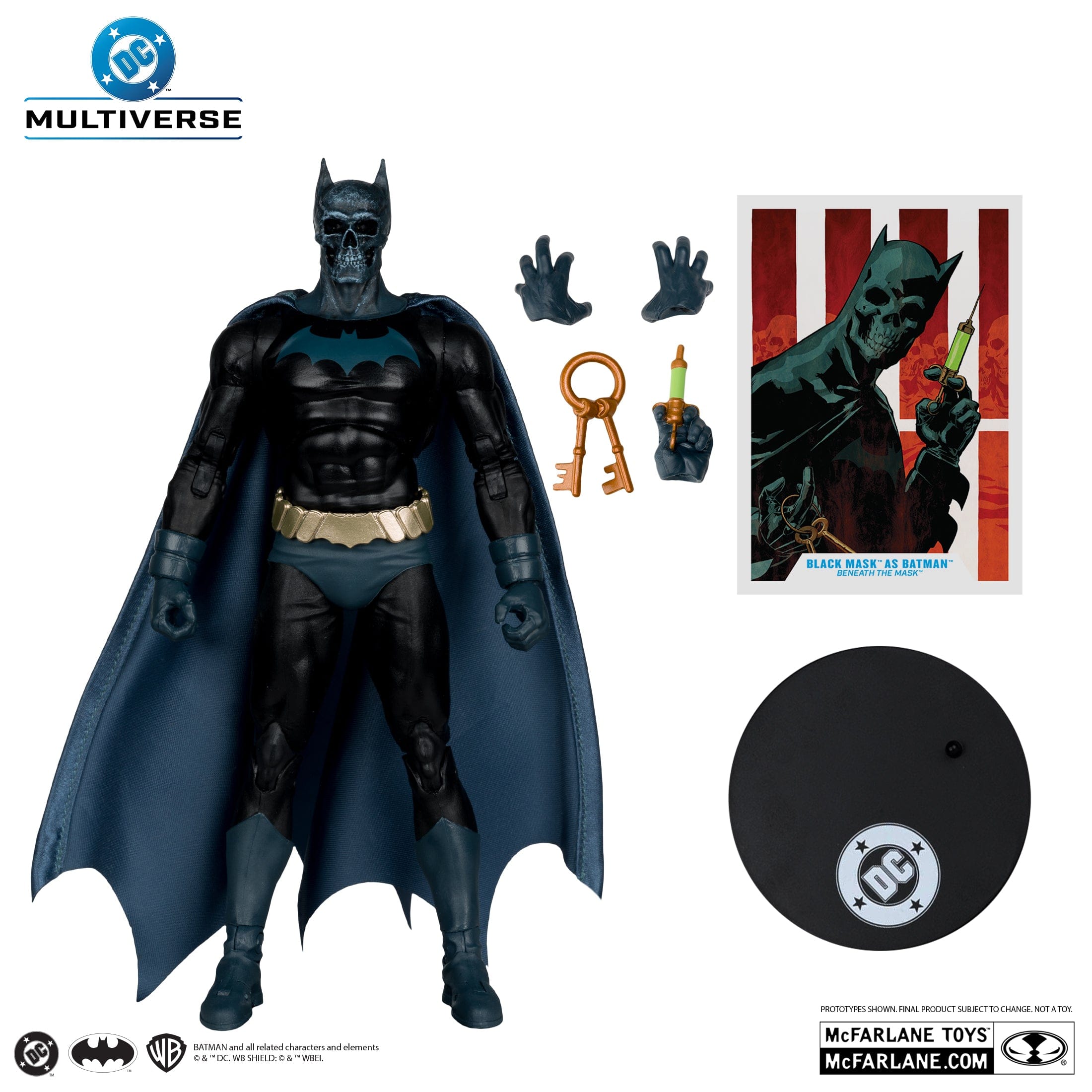 McFarlane DC Multiverse Black Mask as Batman (Beneath the Mask) Action Figure