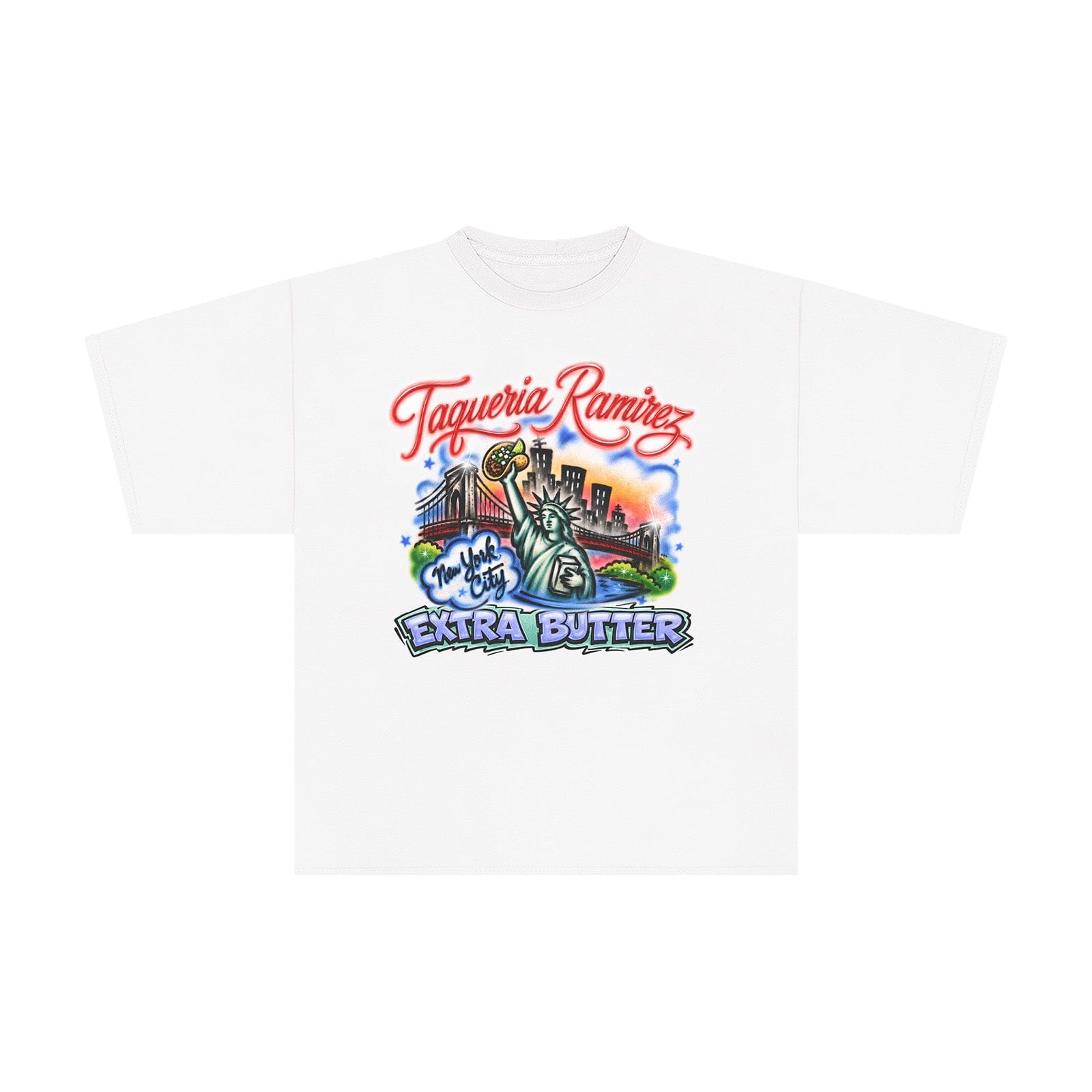 Butter Extra Butter x Taqueria Ramirez Airbrush T-Shirt