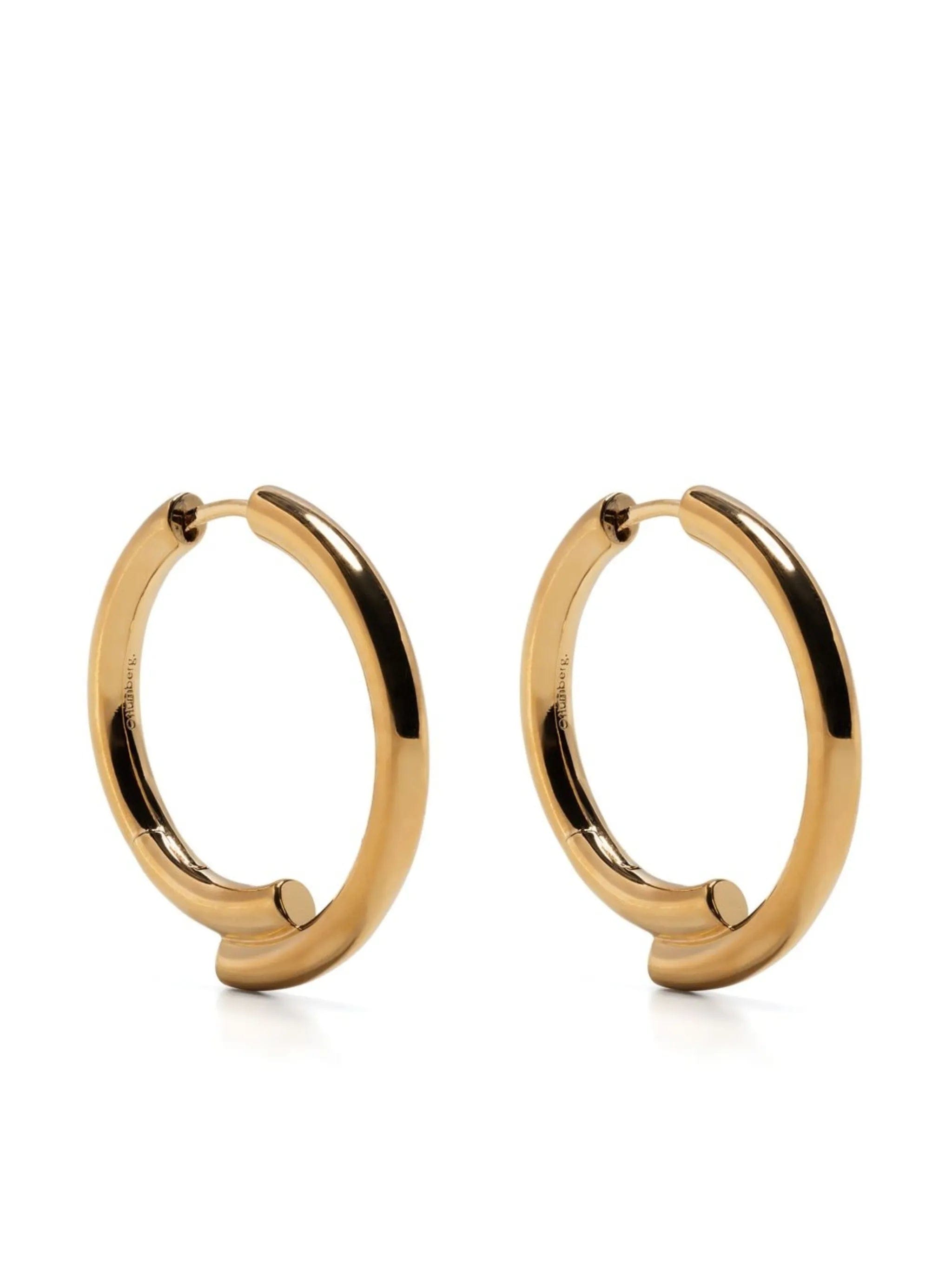 Otiumberg Chaos hoop earrings