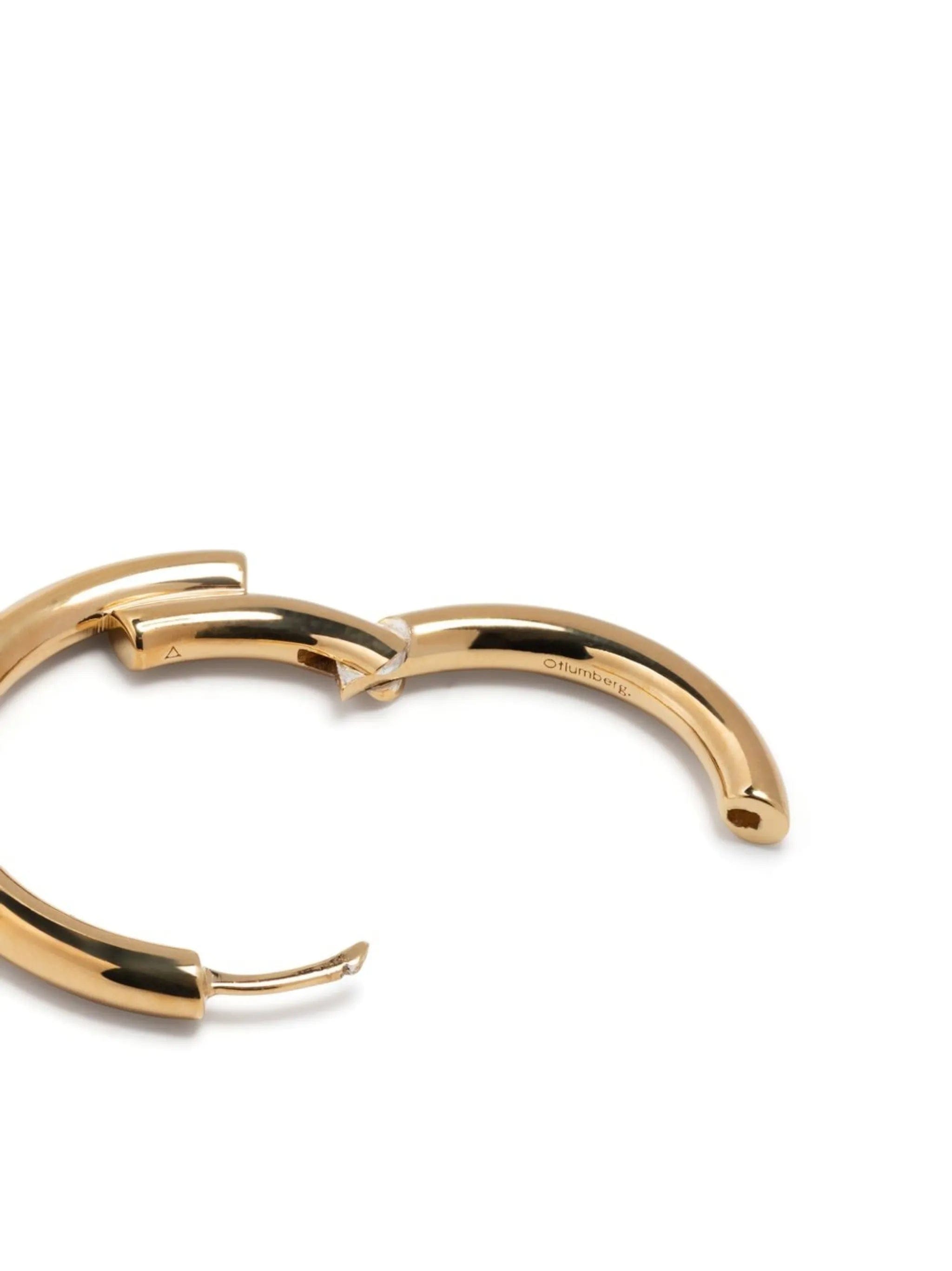 Otiumberg Chaos hoop earrings