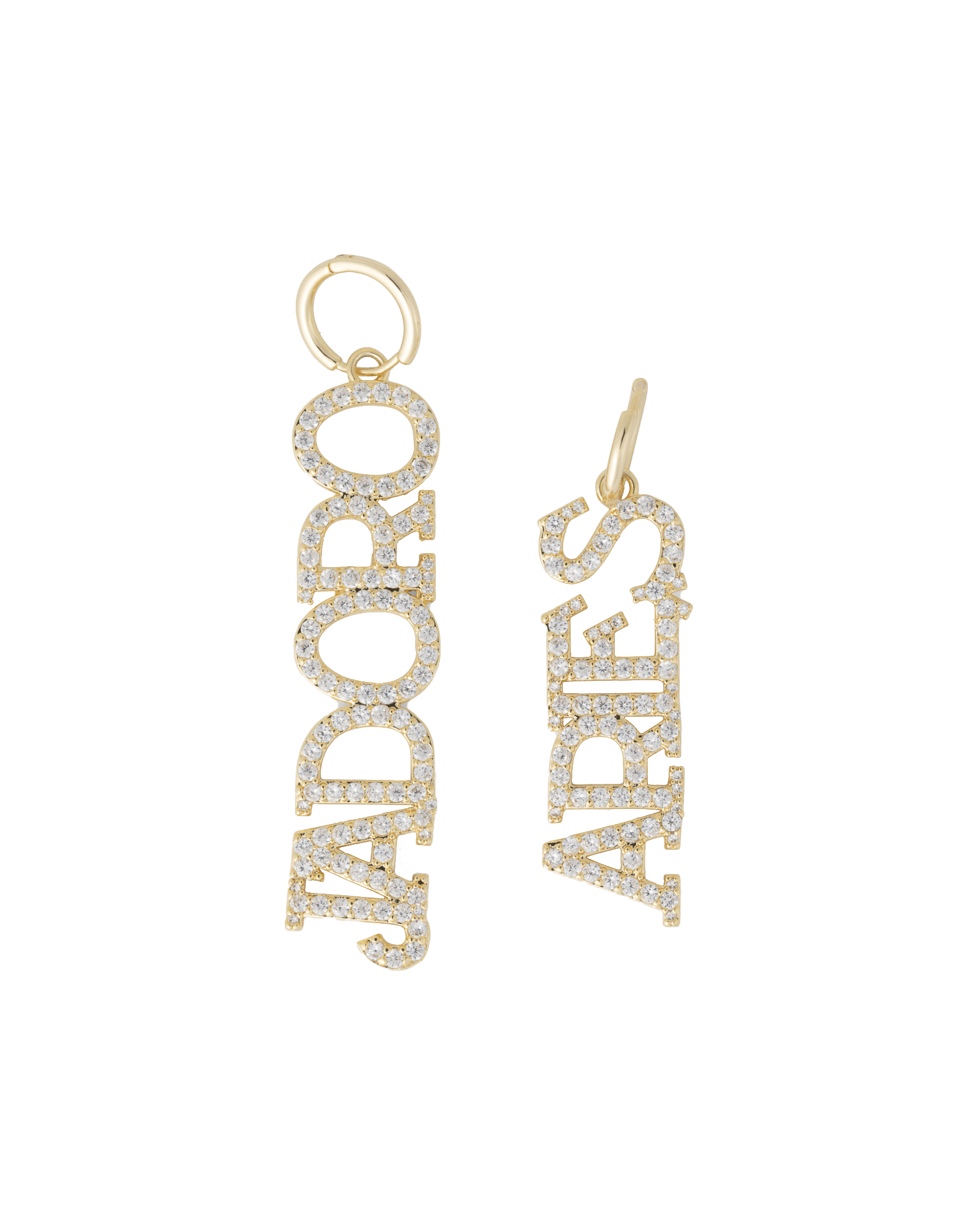 Aries J'Adoro Aries Paved Earring