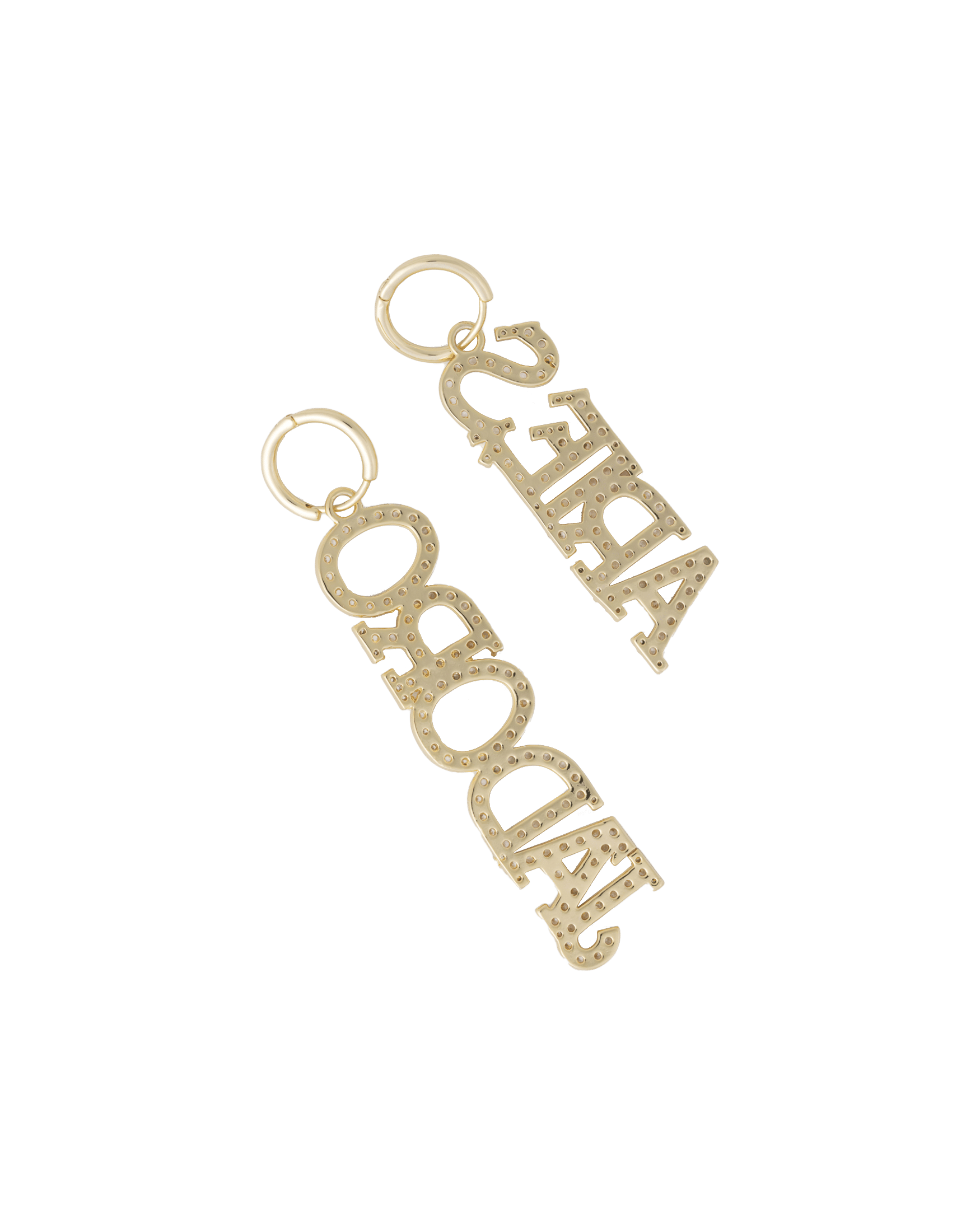 Aries J'Adoro Aries Paved Earring