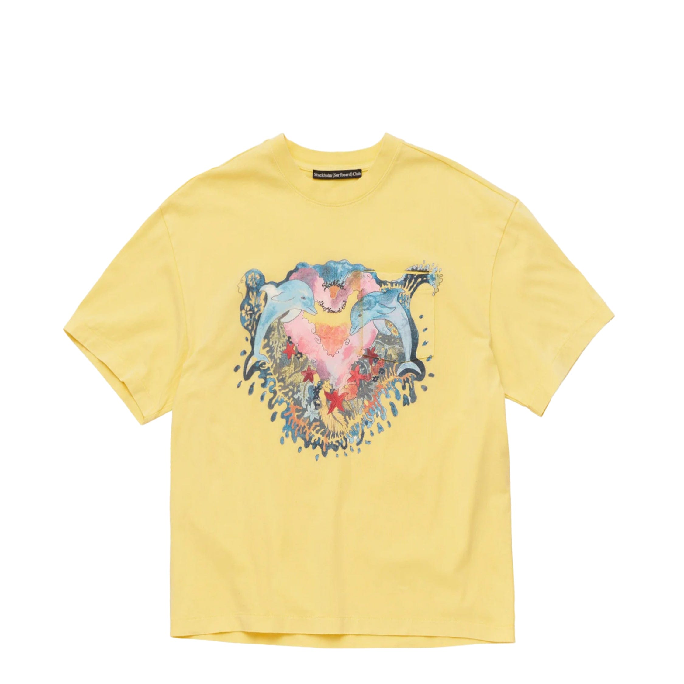 Stockholm Surfboard Club Printed Pocket T - Shirt