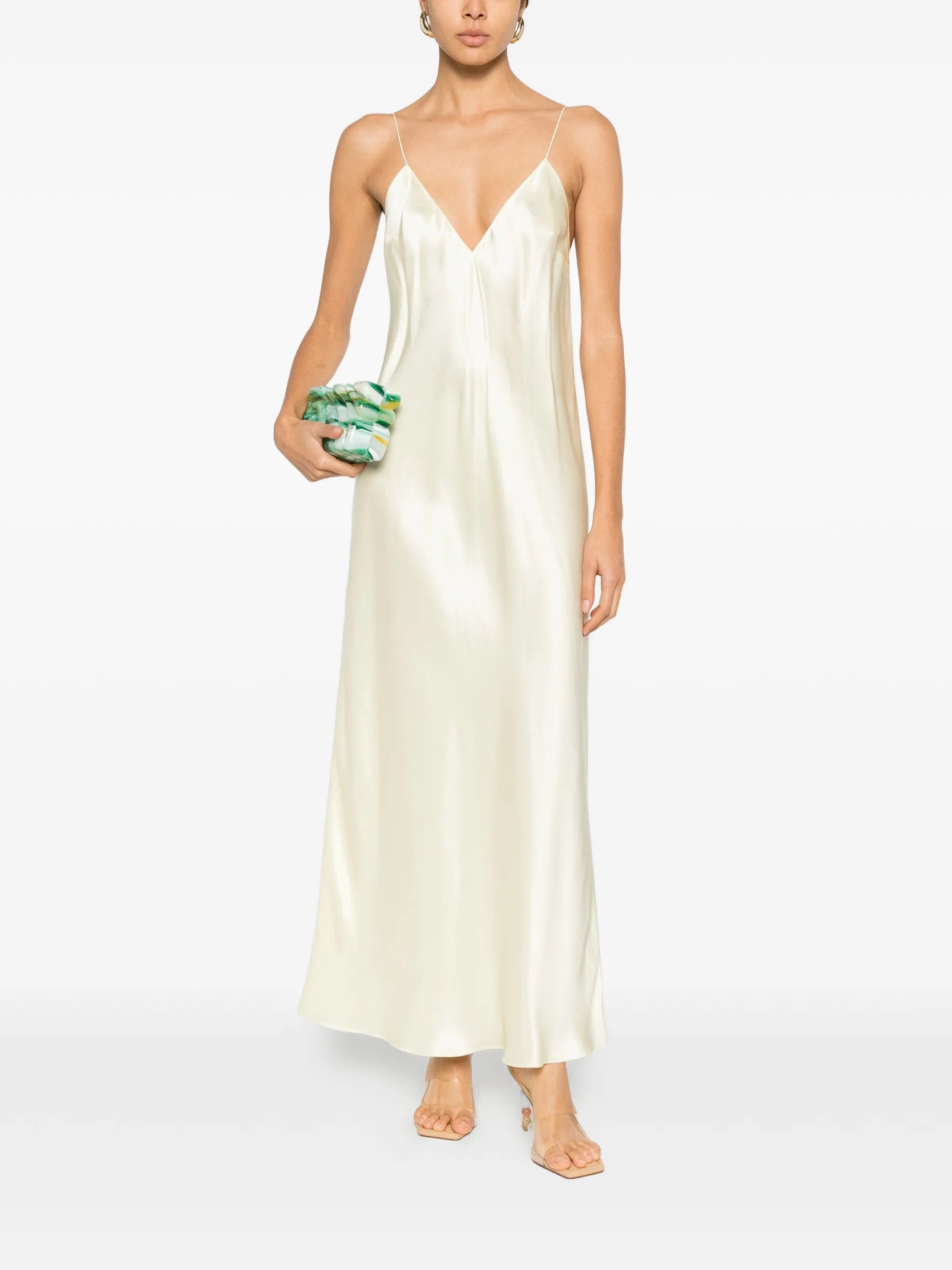 Khaite Taja strap maxi dress