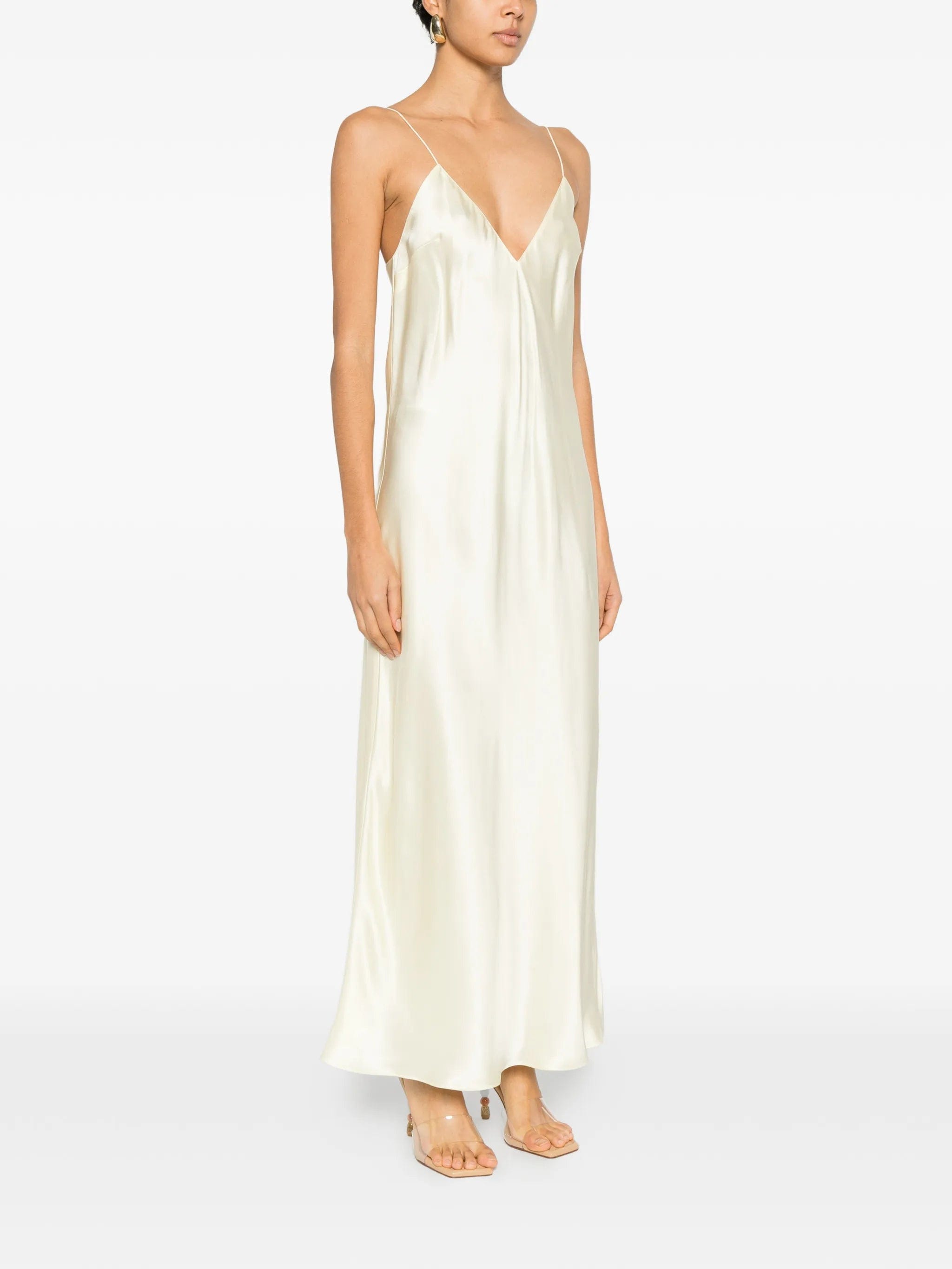 Khaite Taja strap maxi dress