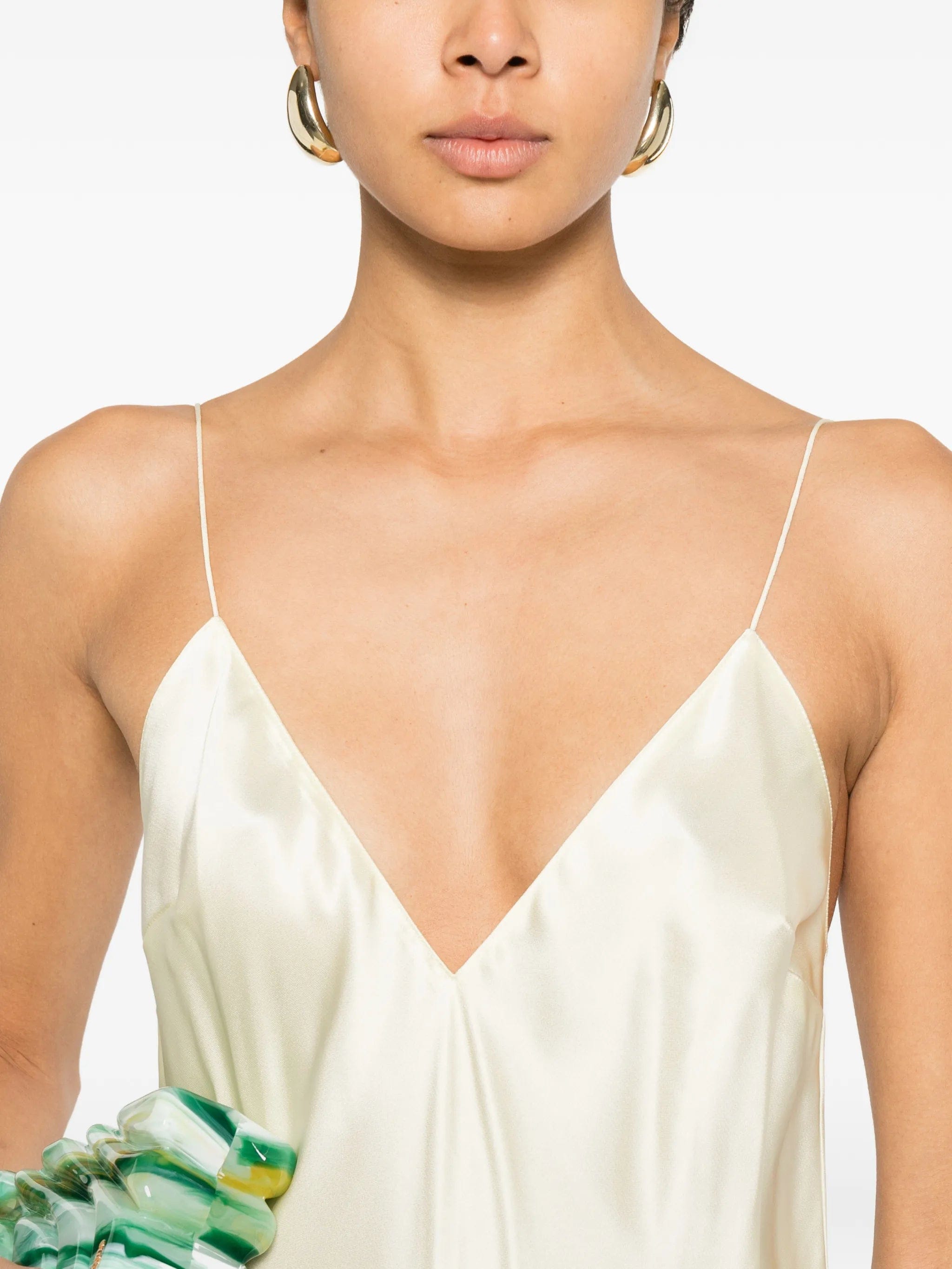 Khaite Taja strap maxi dress