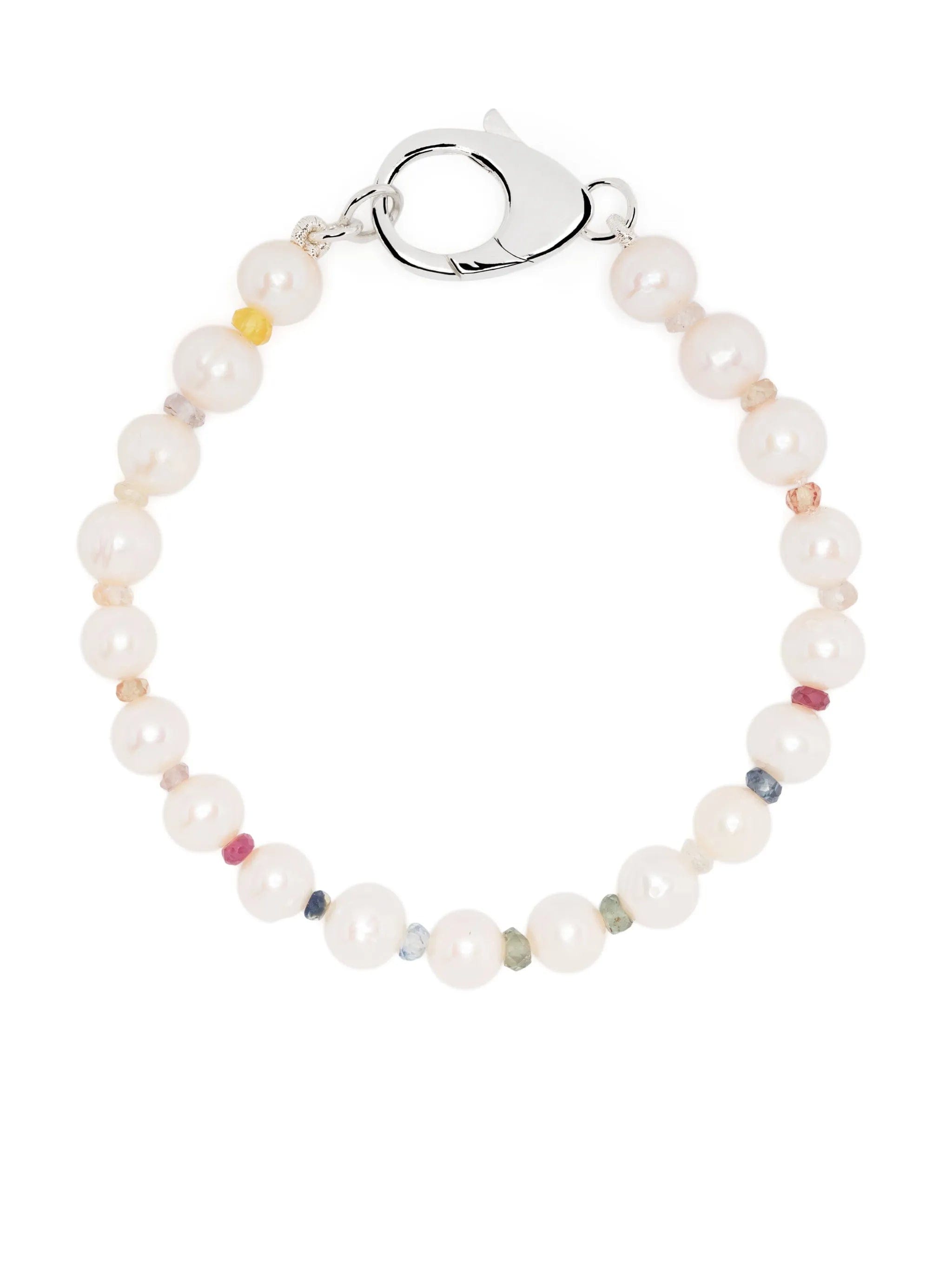 Hatton Labs rainbow bead - embellished pearl bracelet