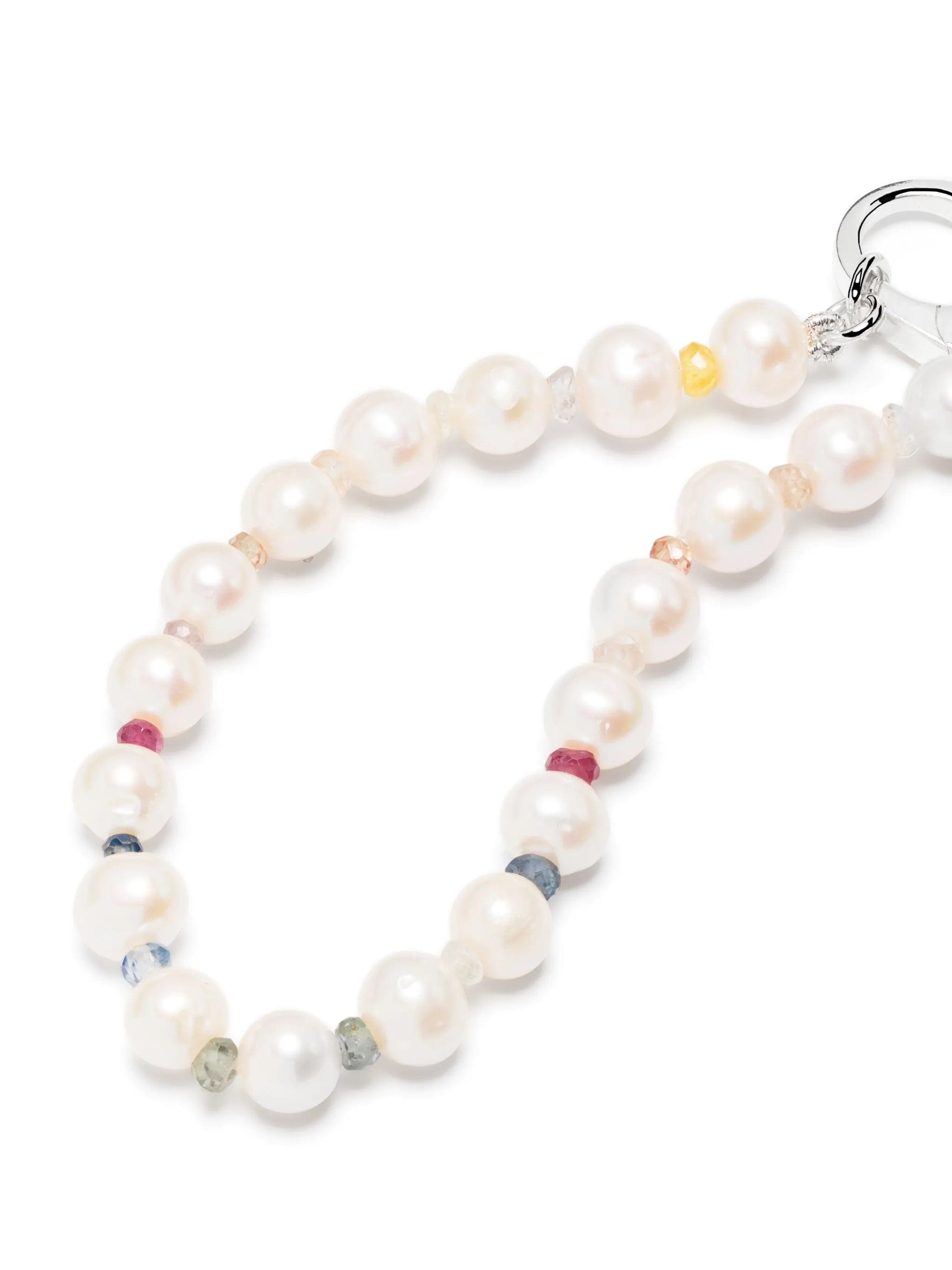 Hatton Labs rainbow bead - embellished pearl bracelet