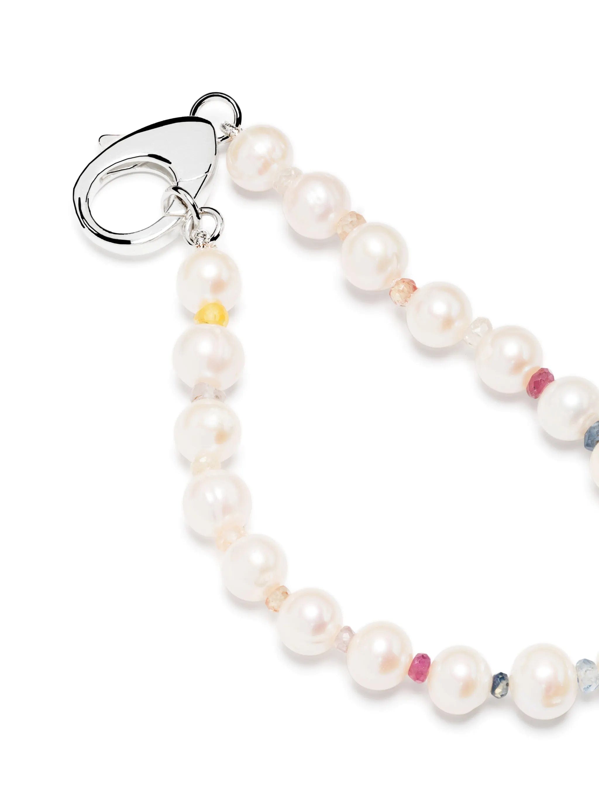 Hatton Labs rainbow bead - embellished pearl bracelet