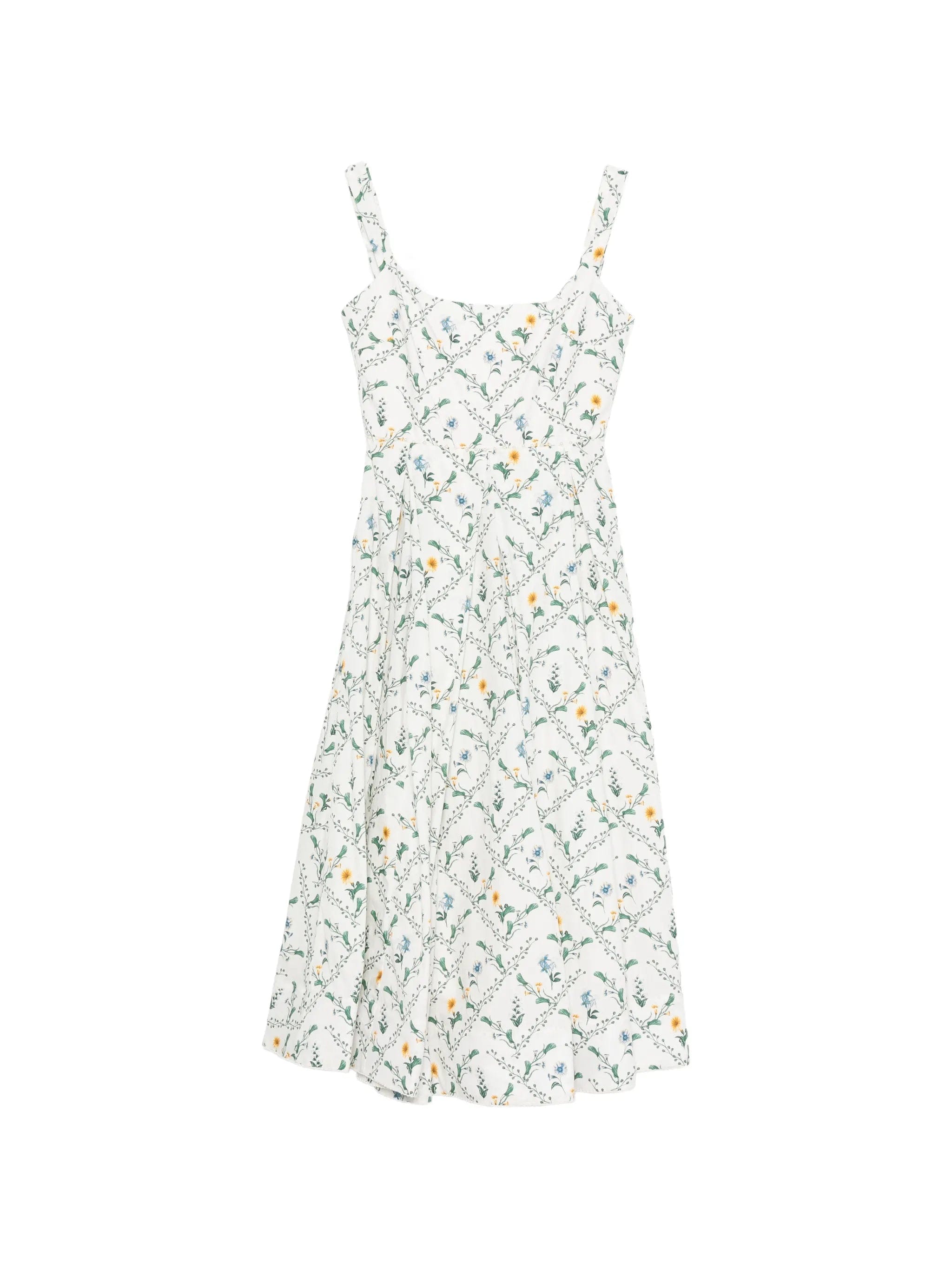 Agua by Agua Bendita Alcaparra Brisa floral - print midi dress