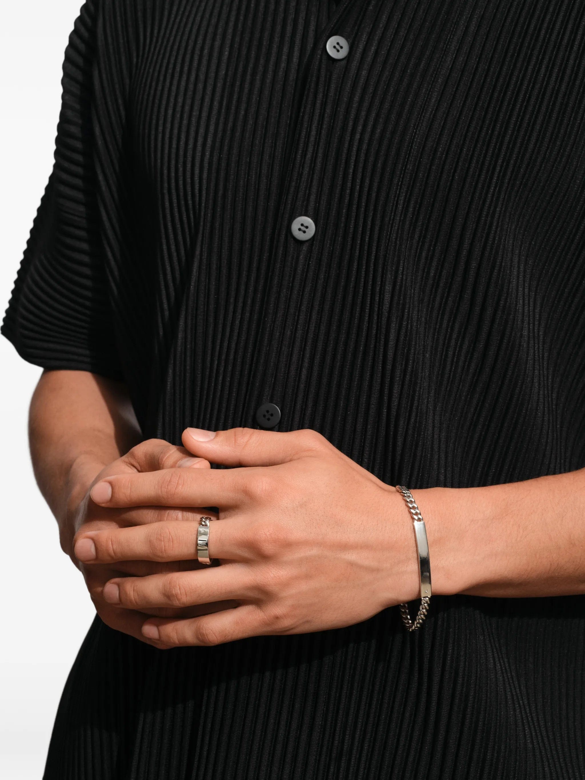 Tom Wood ID curb - chain bracelet