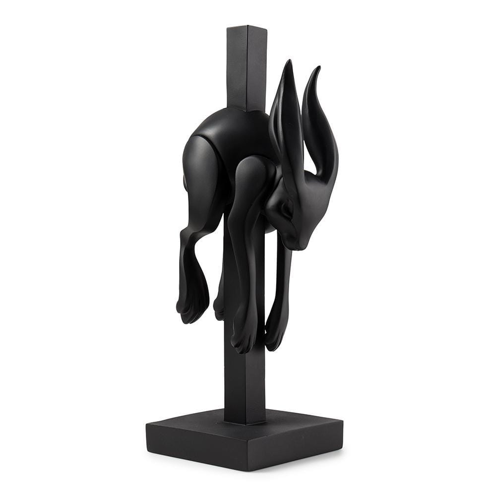 Colus Havenga Jumper Matte Black Resin Art Figure by Colus