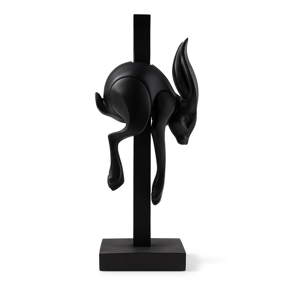 Colus Havenga Jumper Matte Black Resin Art Figure by Colus