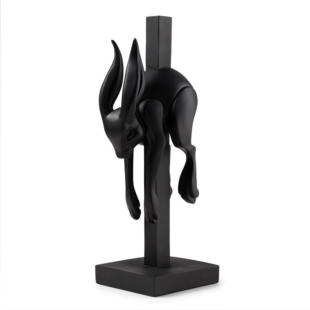 Colus Havenga Jumper Matte Black Resin Art Figure by Colus