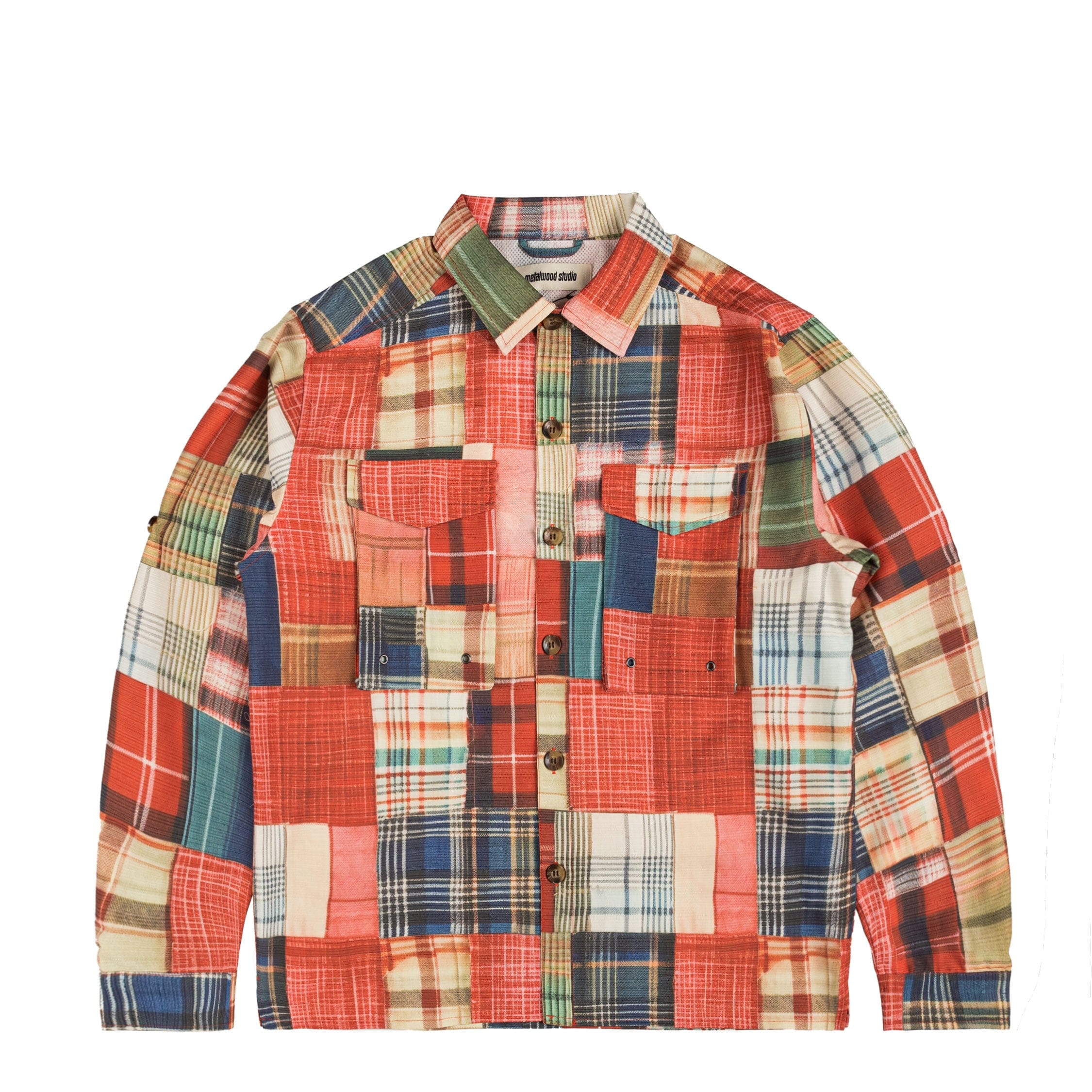 Metalwood Madras Patch Explorer Shirt