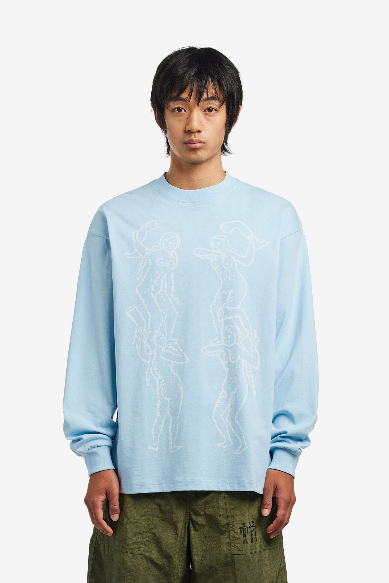THE Trilogy TAPES FEMALE LEG THROWING LONGSLEEVE