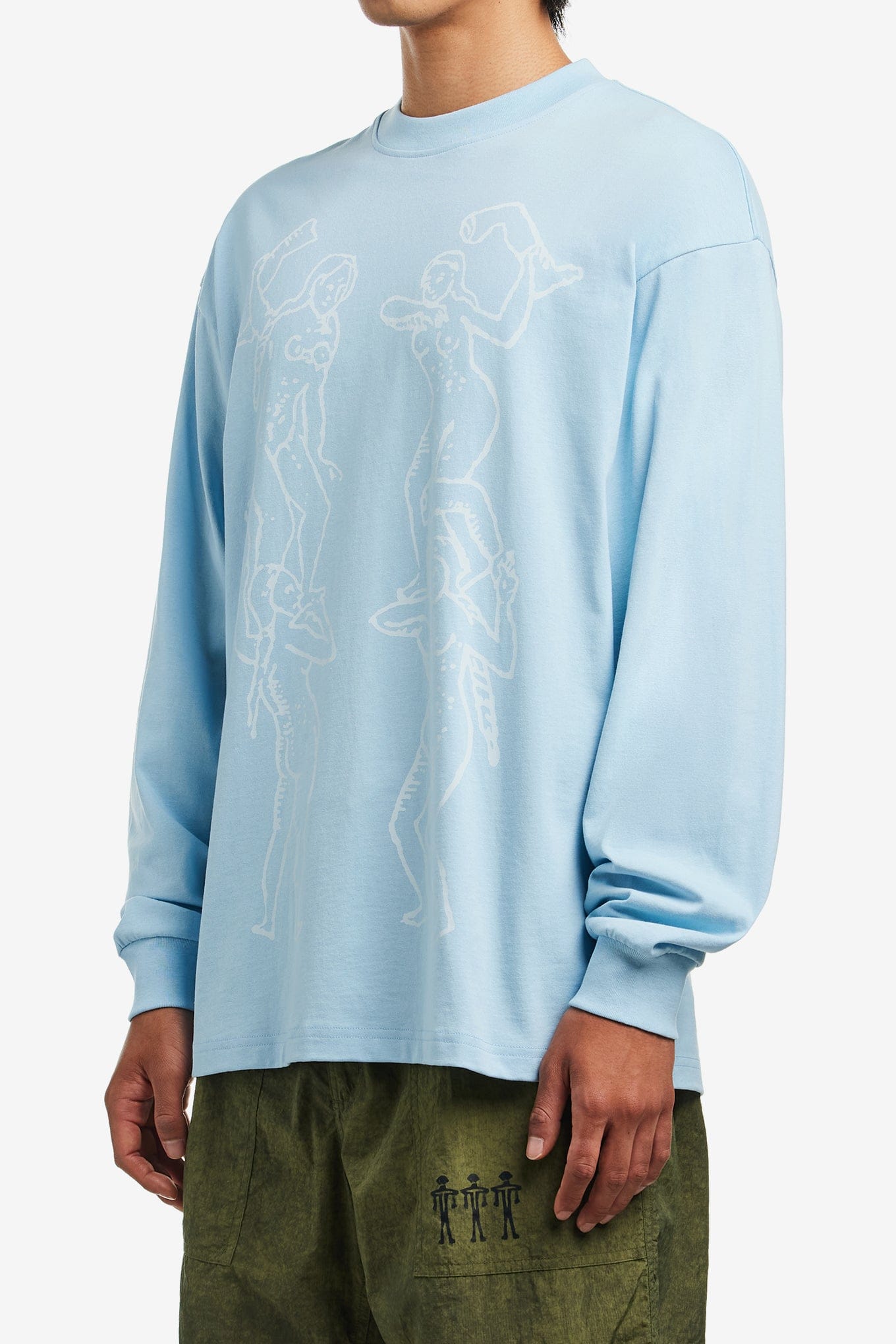 THE Trilogy TAPES FEMALE LEG THROWING LONGSLEEVE