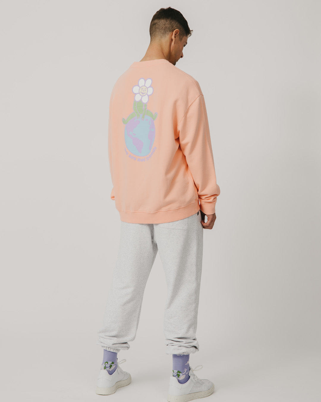 WE ARE NOT Friends The World Is Yours Crewneck