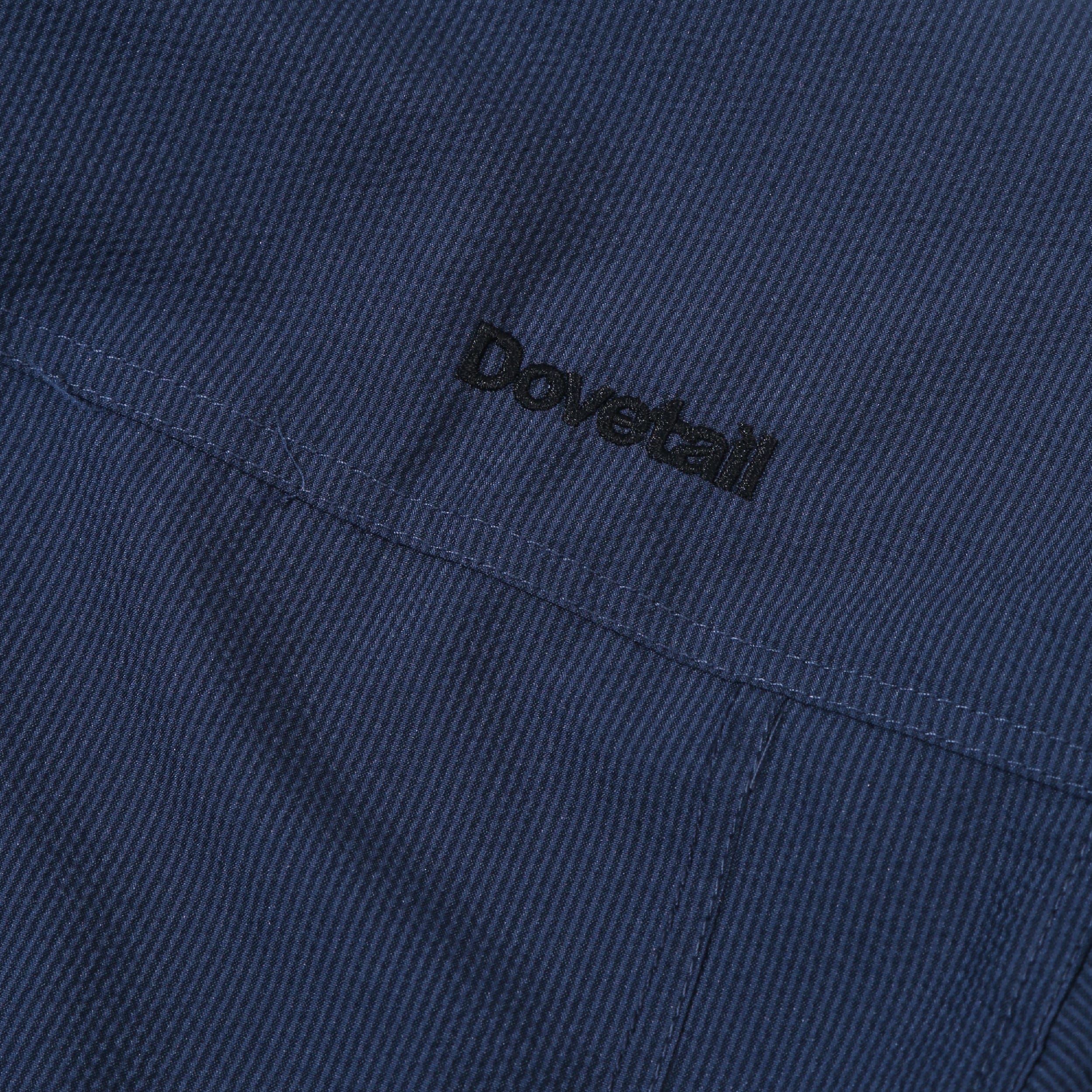 Dovetail Double Pocket Half Zip Shirt - Navy