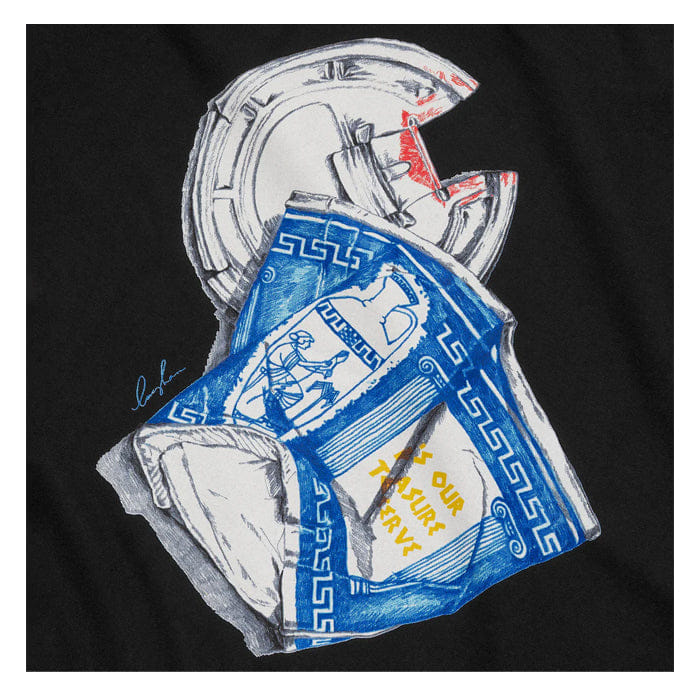 ONLY NY CRUSHED ANTHORA T - SHIRT
