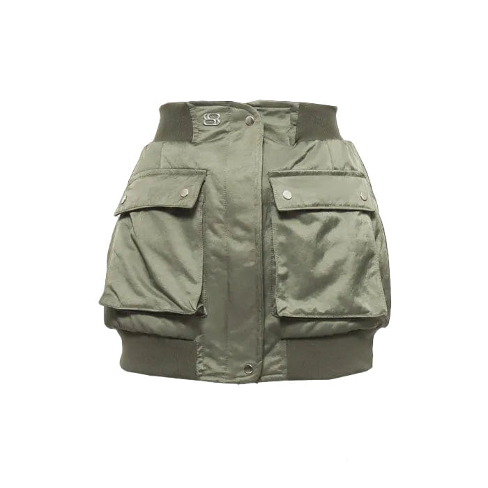 BLANC Studio ZERO GRAVITY BOMBER MINI SKIRT