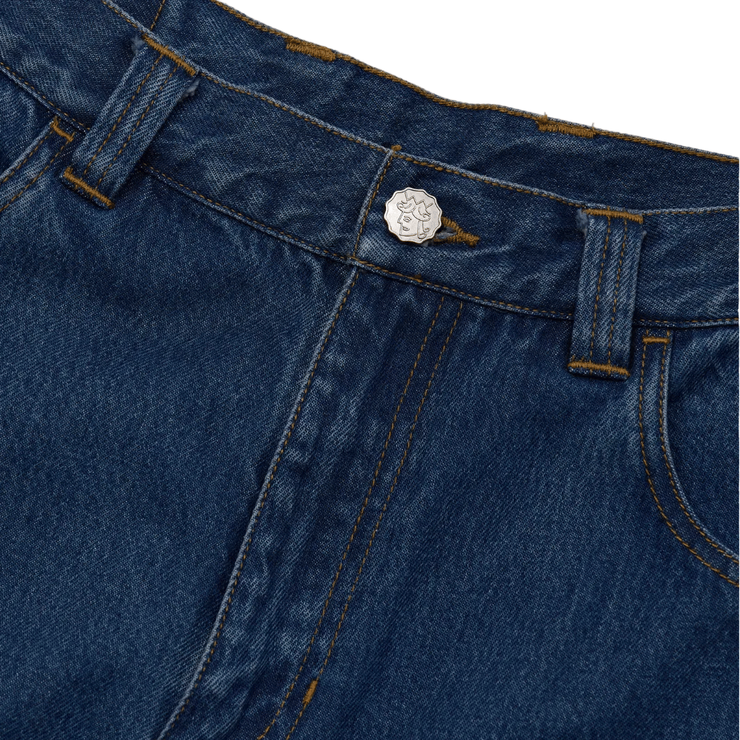 Victoria QH 5 Pocket Denim Blue Stone Washed