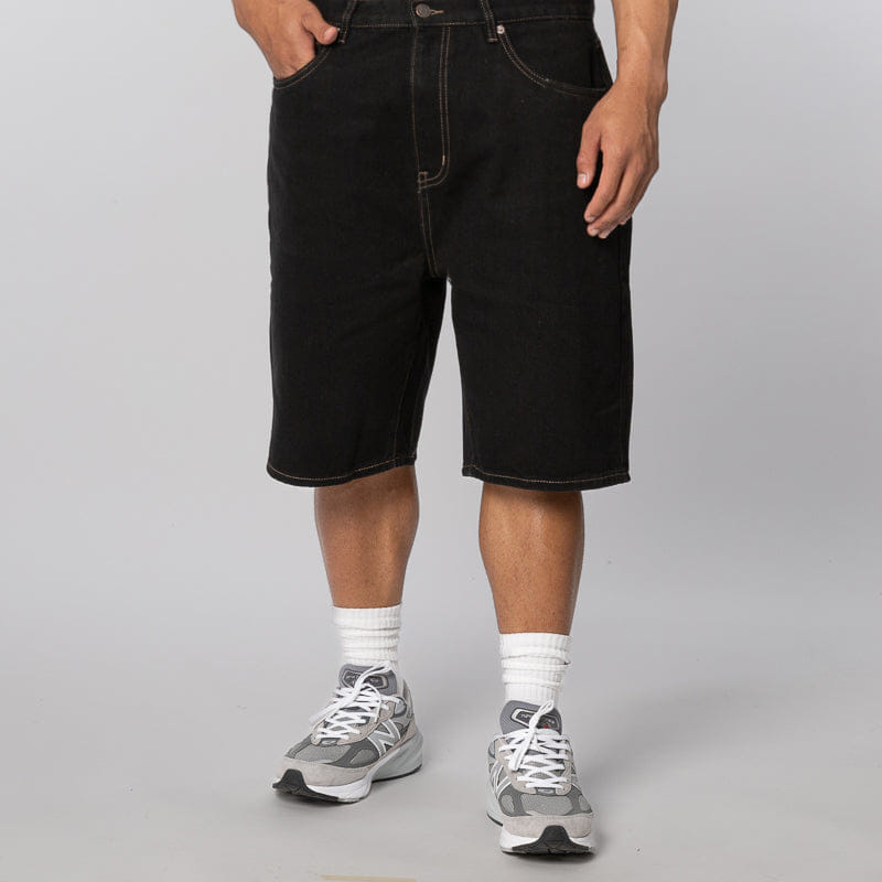 S/double Denim Standard Short - Raw Black