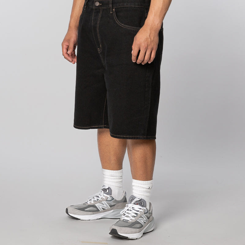 S/double Denim Standard Short - Raw Black