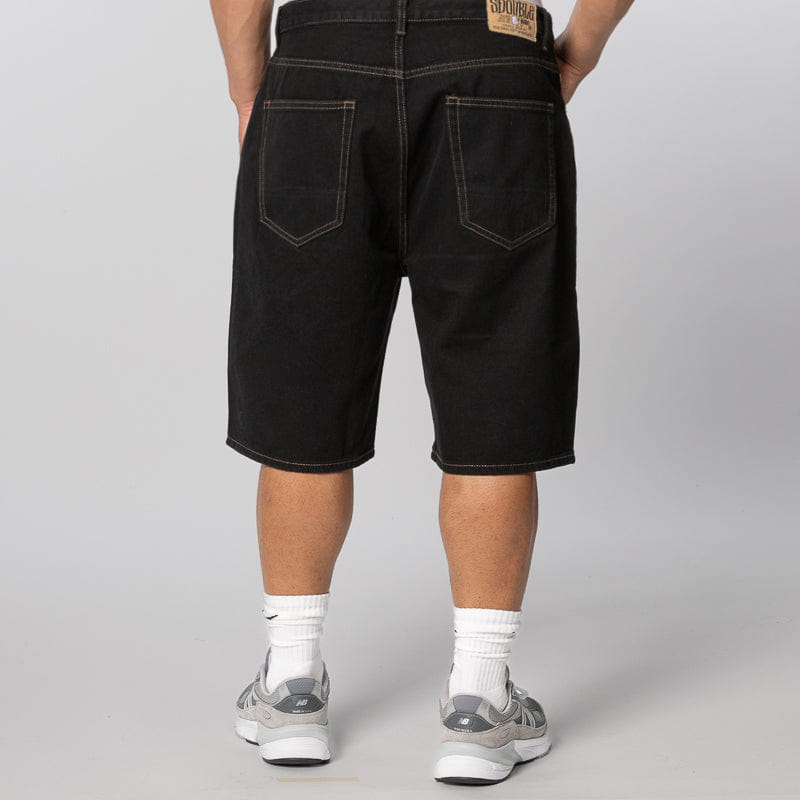 S/double Denim Standard Short - Raw Black