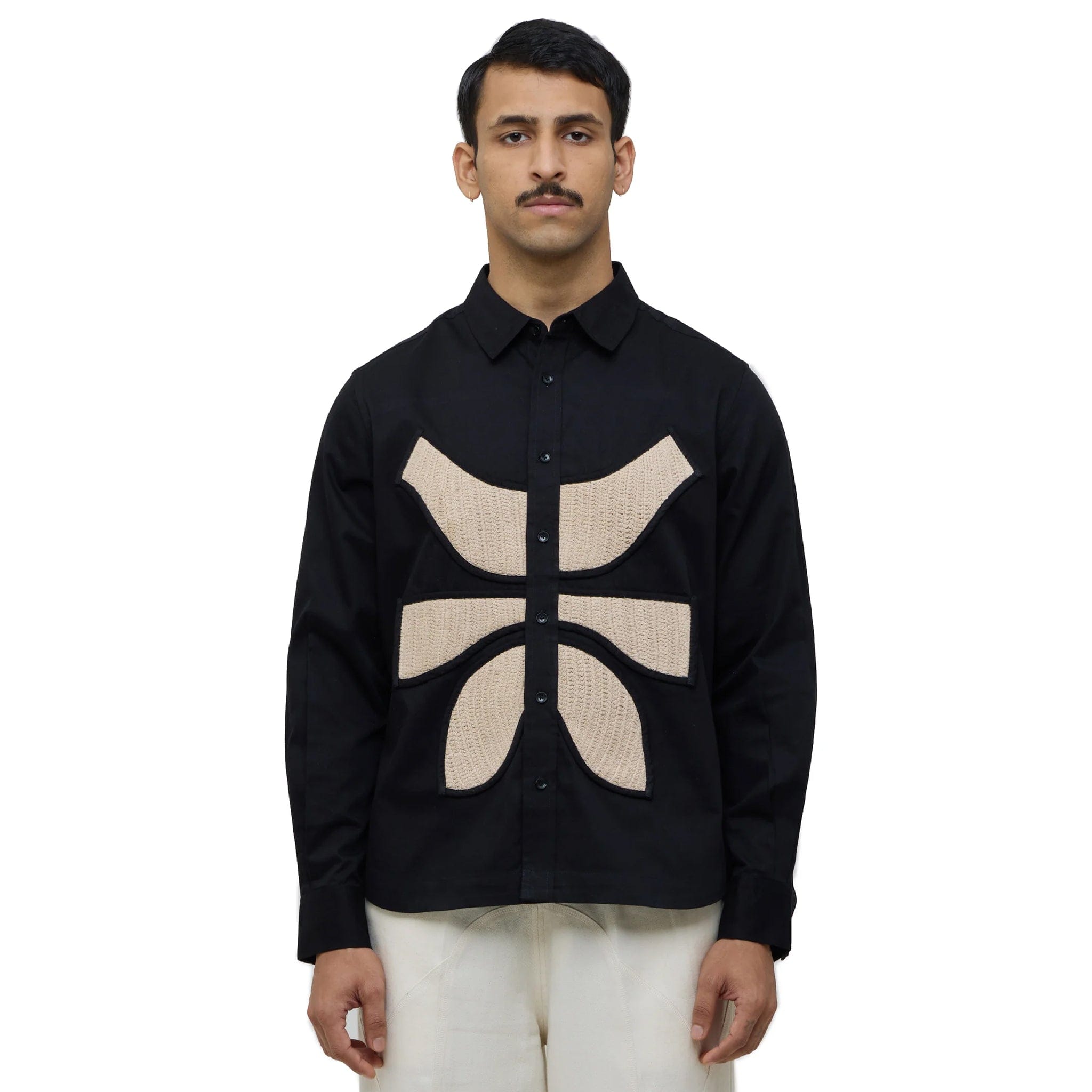 MARGN VERTEBRAE SYMBOLIC SHIRT LS (BLACK)