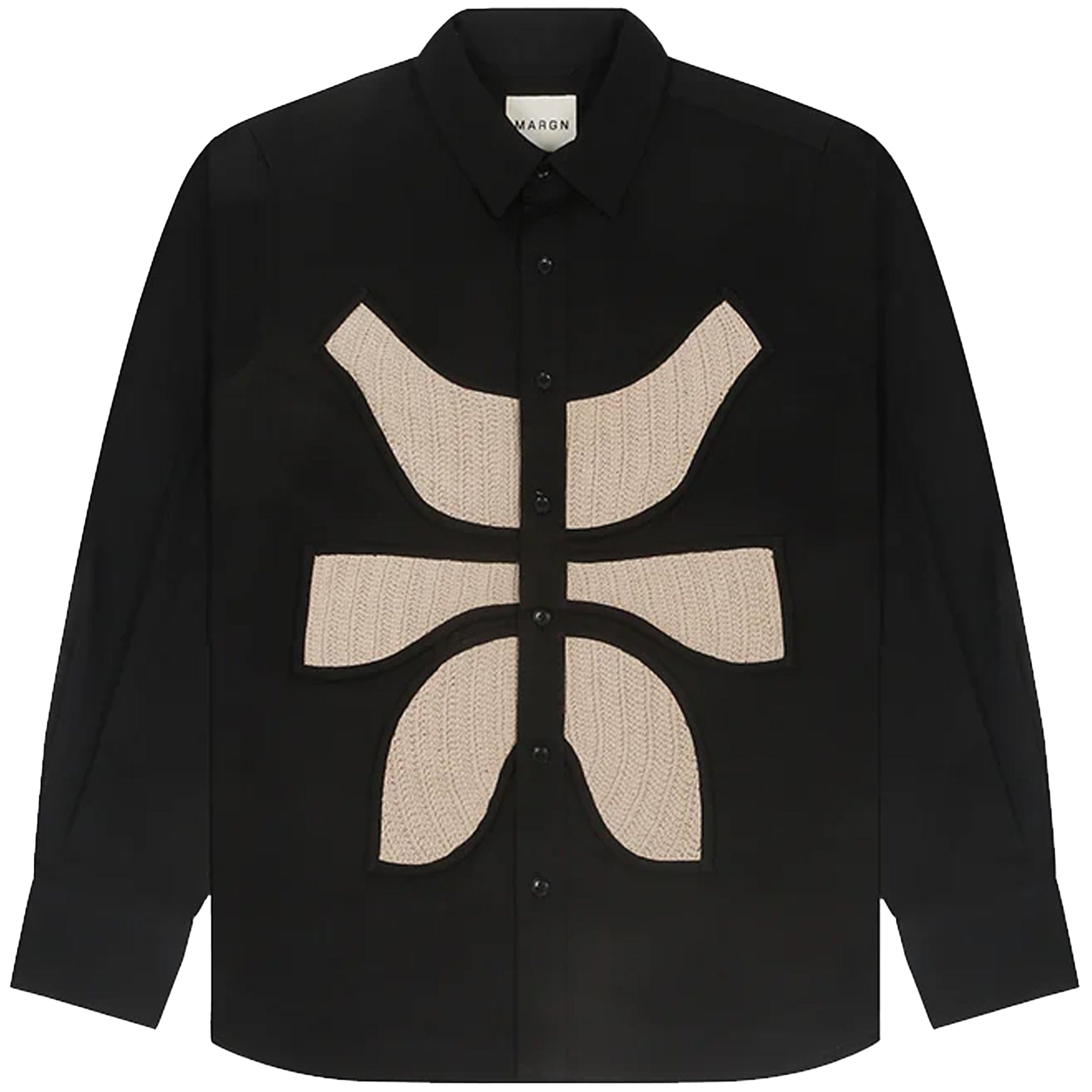 MARGN VERTEBRAE SYMBOLIC SHIRT LS (BLACK)