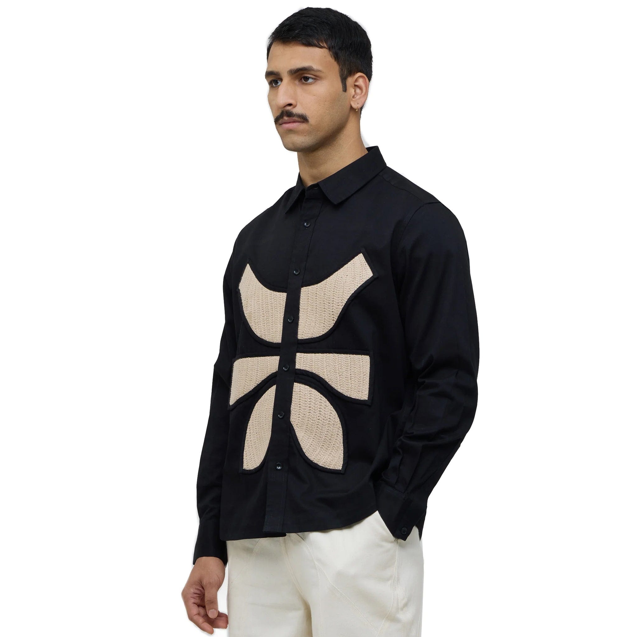 MARGN VERTEBRAE SYMBOLIC SHIRT LS (BLACK)