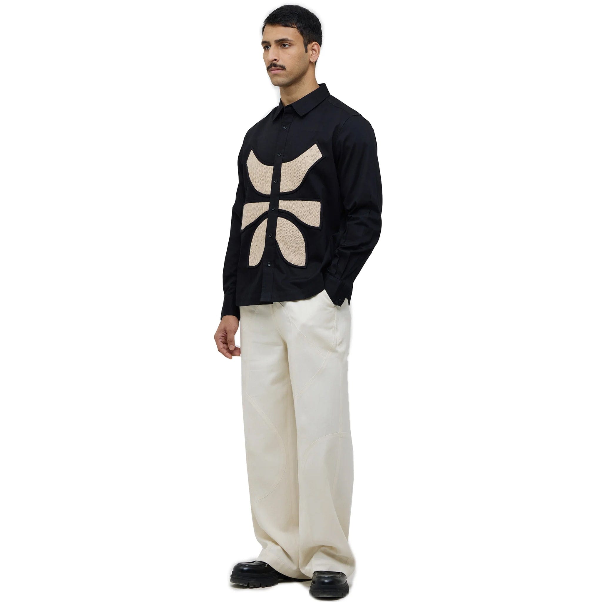 MARGN VERTEBRAE SYMBOLIC SHIRT LS (BLACK)