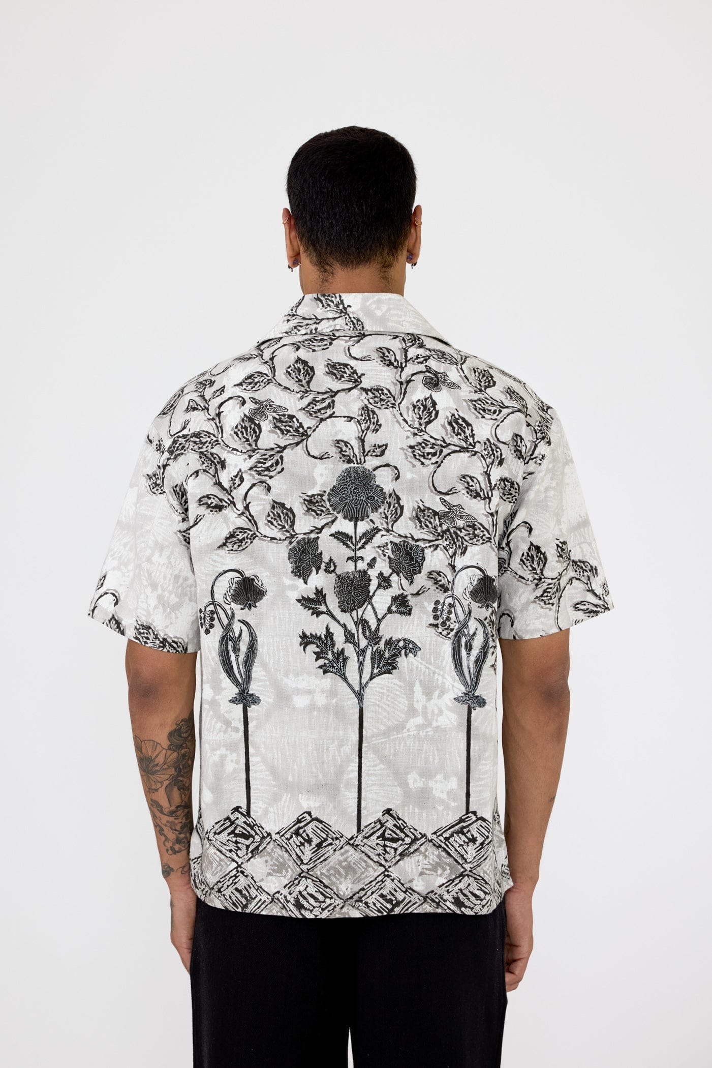 F A R A K Baagh' Blockprint Shirt