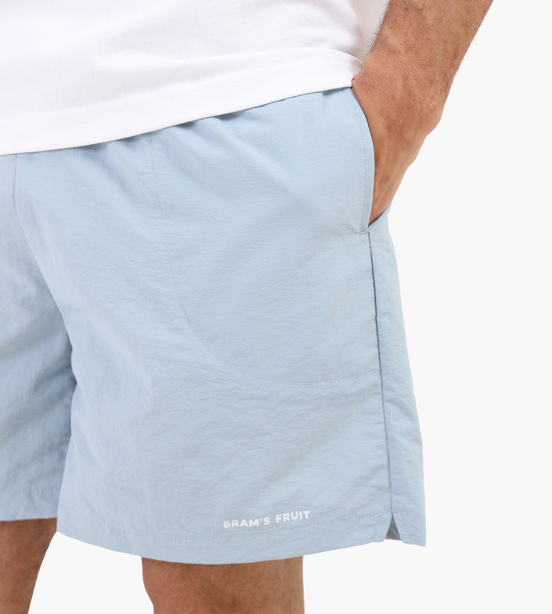 Bram's Fruit Logo Shorts Blueberry Blue