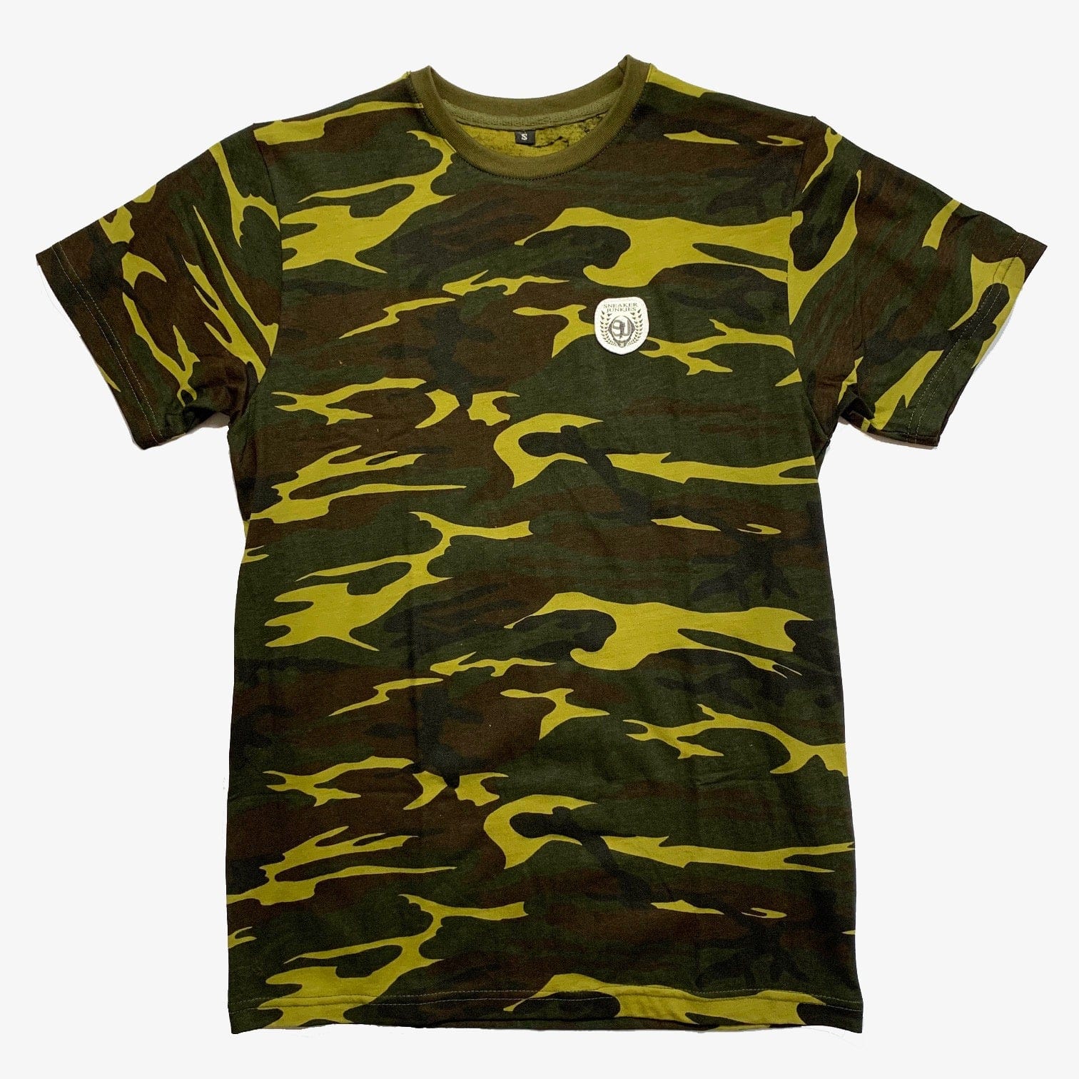 Logo Sneaker Junkies Patch Logo T-Shirt Camo
