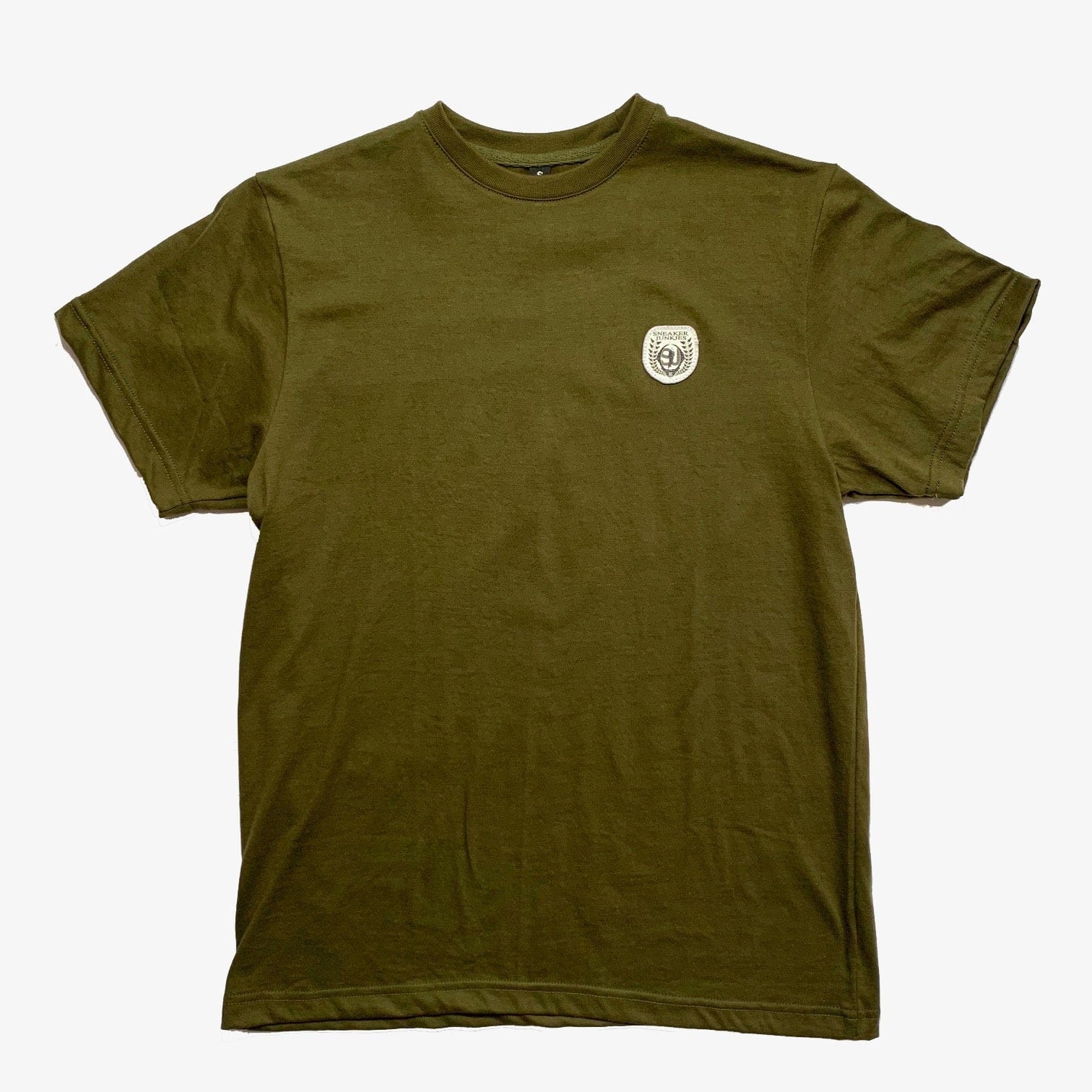 Logo Sneaker Junkies Patch Logo T-Shirt Olive