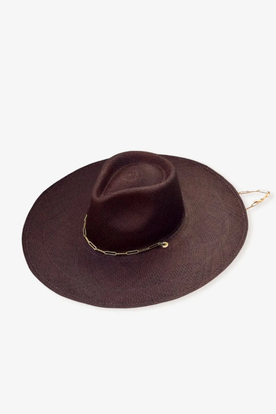 VAN PALMA Livy Straw Hat in Brown