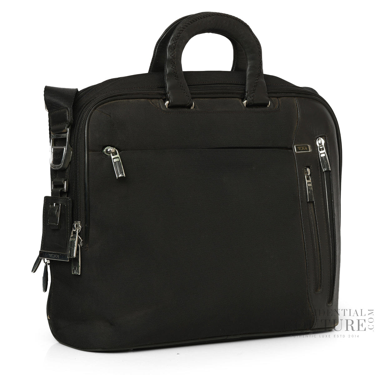 Tumi Alpha Black Arrive' Narita Slim Brief