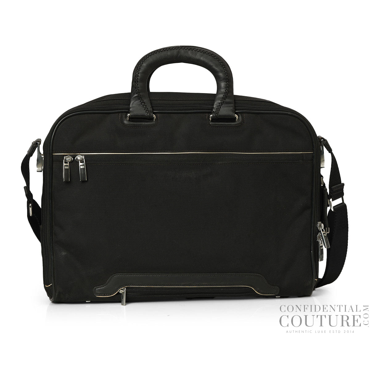 Tumi Alpha Black Arrive' Narita Slim Brief