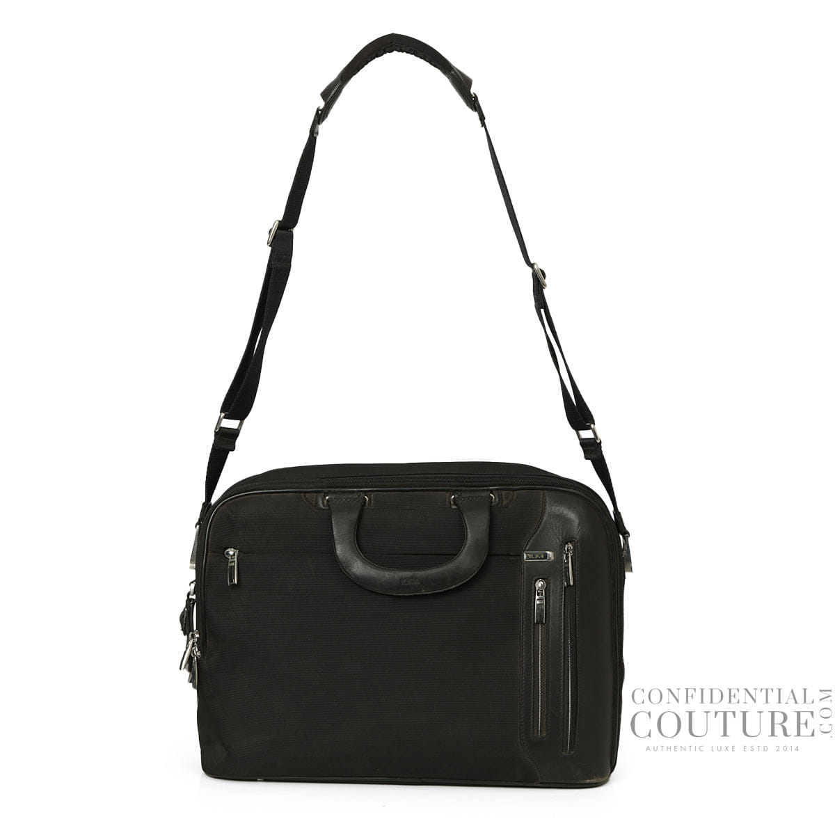 Tumi Alpha Black Arrive' Narita Slim Brief